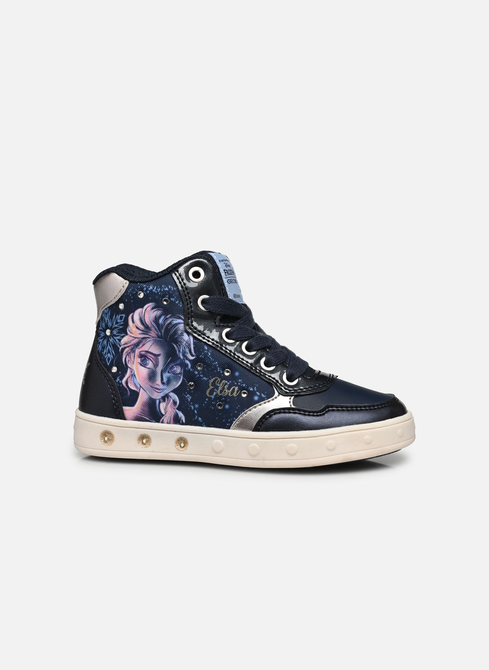 Knöchelhohe Sneaker J Skylin Girl Lights Disney mädchen blau Geox Knöchelhohe Sneaker J Skylin Girl Lights Disney mädchen blau Navy / Platinium