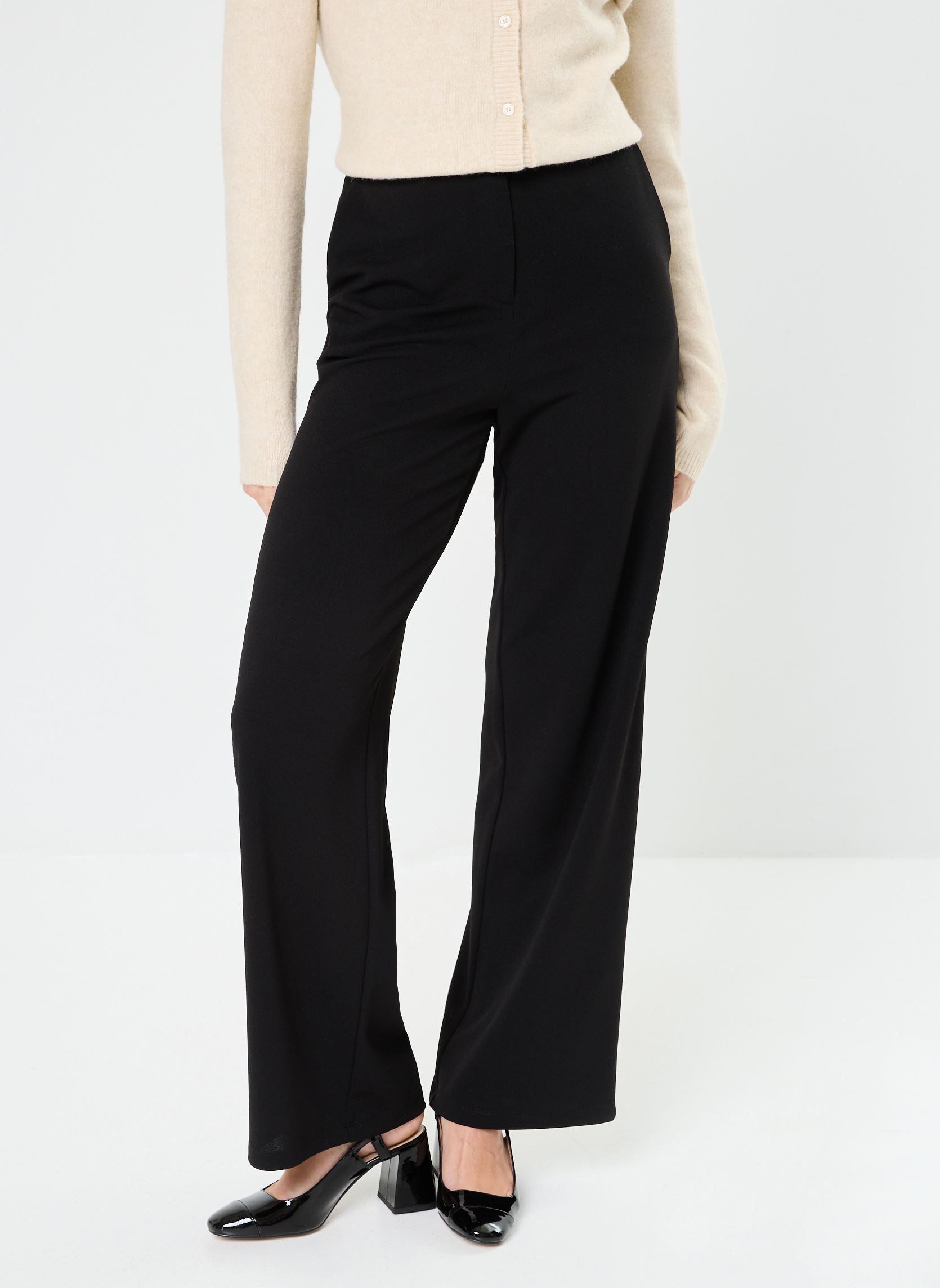 Pantalons larges PVAL femme noir MADE BY Pantalons larges PVAL femme noir Jet black