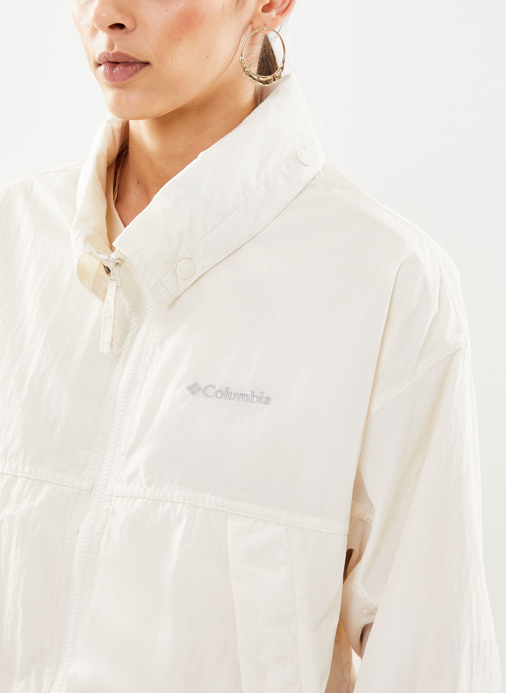 Windbreaker / Windjacken Paracutie Windbreaker damen beige Columbia Windbreaker / Windjacken Paracutie Windbreaker damen beige CHALK