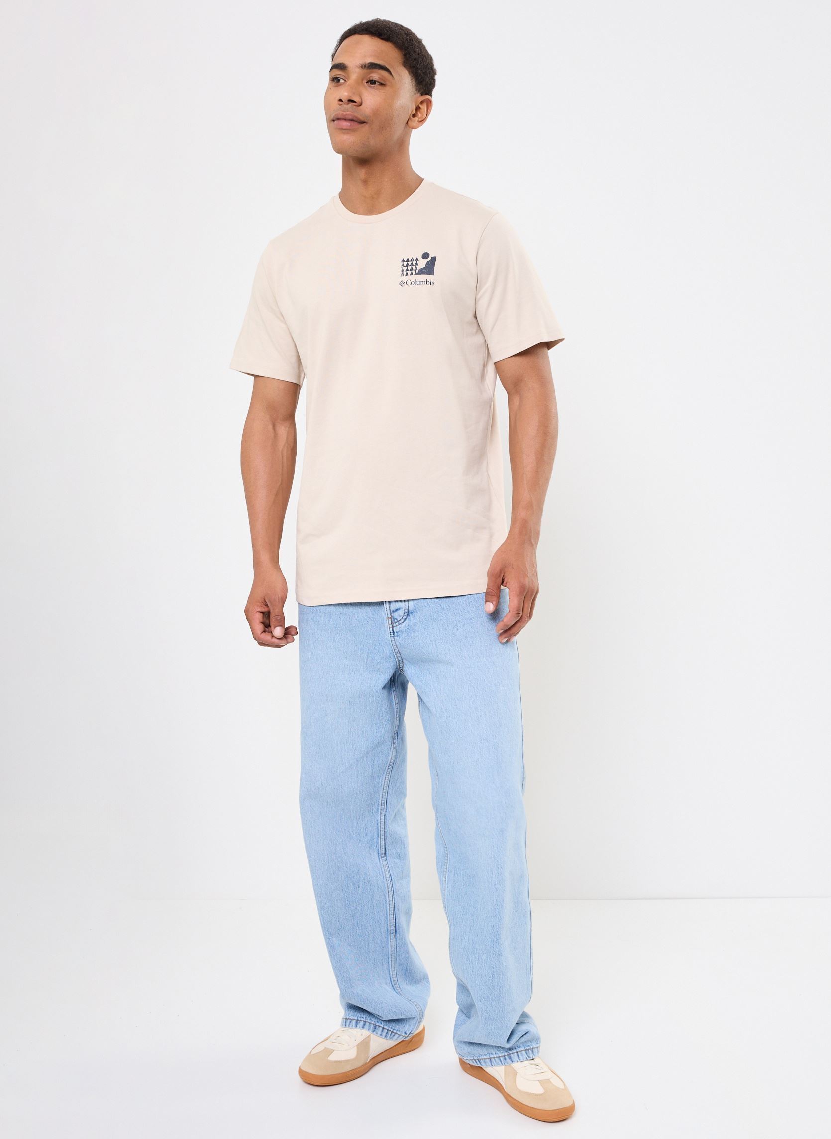 Kurzarm-T-Shirts Explorers Canyon Back Short Sleeve Tee herren grau Columbia Kurzarm-T-Shirts Explorers Canyon Back Short Sleeve Tee herren grau DARK STONE, EXPLORE OUTDOORS