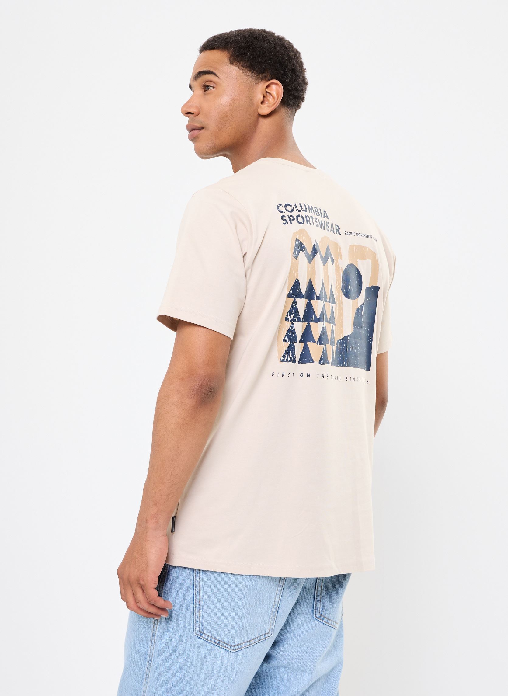 Kurzarm-T-Shirts Explorers Canyon Back Short Sleeve Tee herren grau Columbia Kurzarm-T-Shirts Explorers Canyon Back Short Sleeve Tee herren grau DARK STONE, EXPLORE OUTDOORS