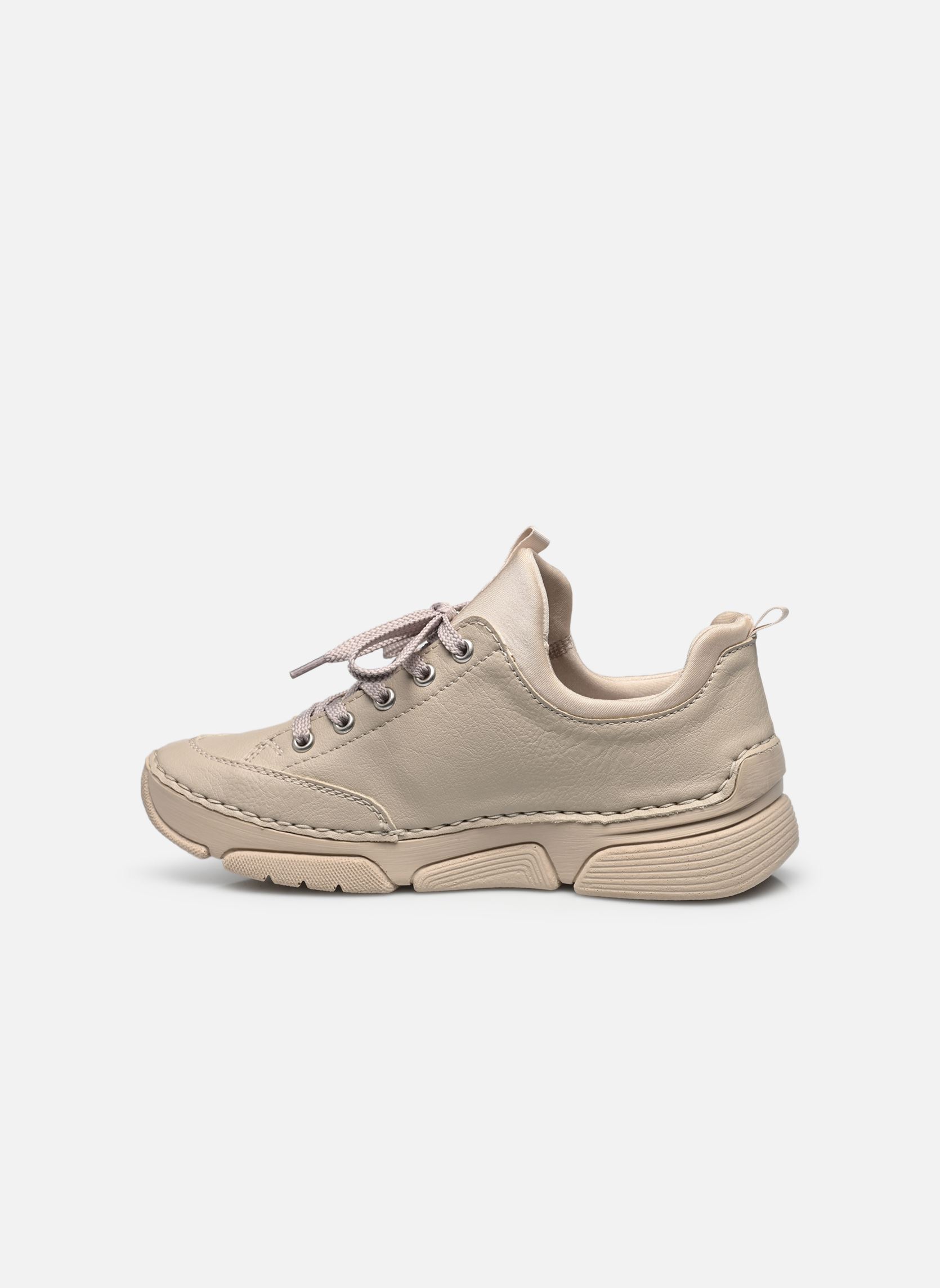Baskets basses 45973 femme beige Rieker Baskets basses 45973 femme beige CREMA/PERLCREME