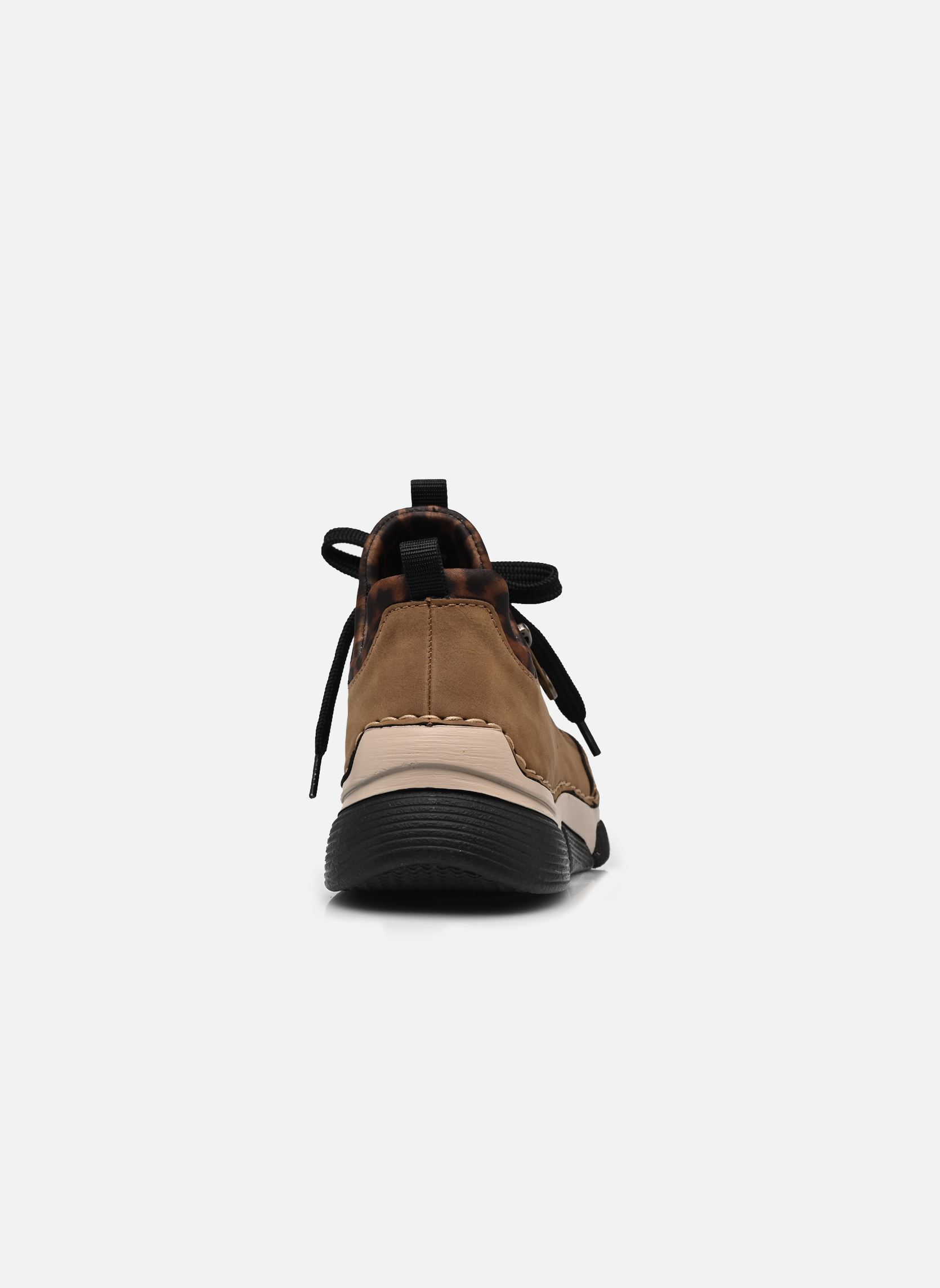 Lage sneakers 45973 dames bruin Rieker Lage sneakers 45973 dames bruin WOOD/LEO-BRAUN
