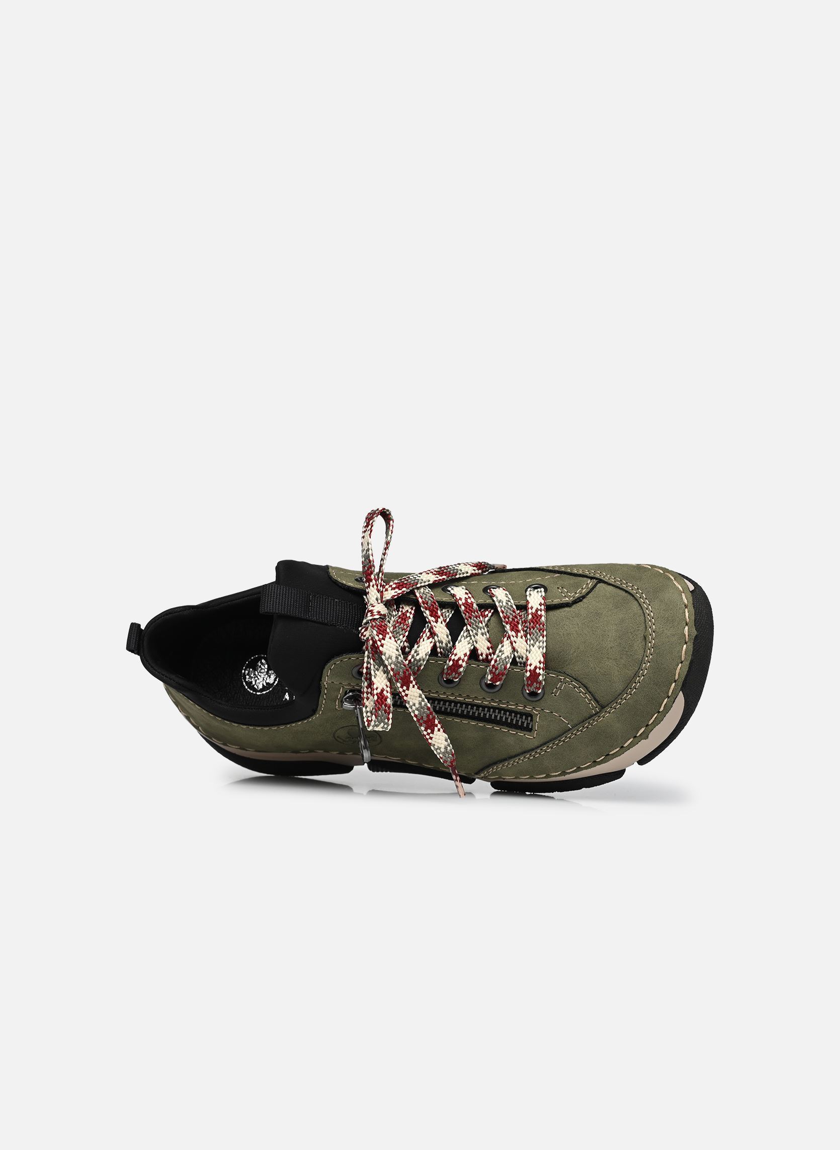 Lage sneakers 45973 dames groen Rieker Lage sneakers 45973 dames groen LIANE/SCHWARZ