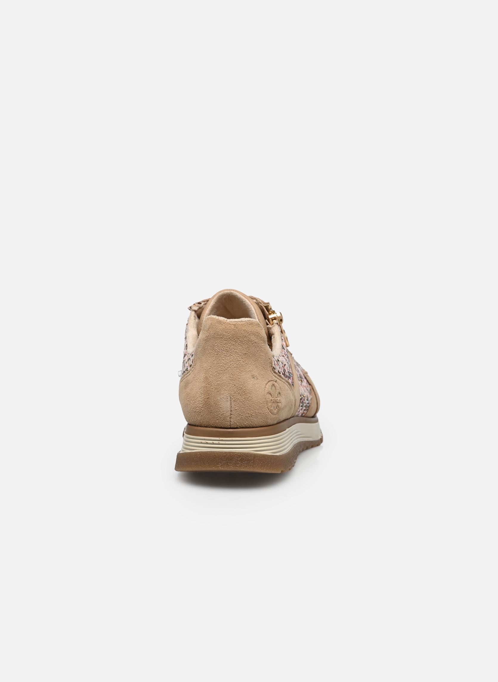 Lage sneakers 49010 dames beige Rieker Lage sneakers 49010 dames beige SEPIA/BEIGE/MARBLE