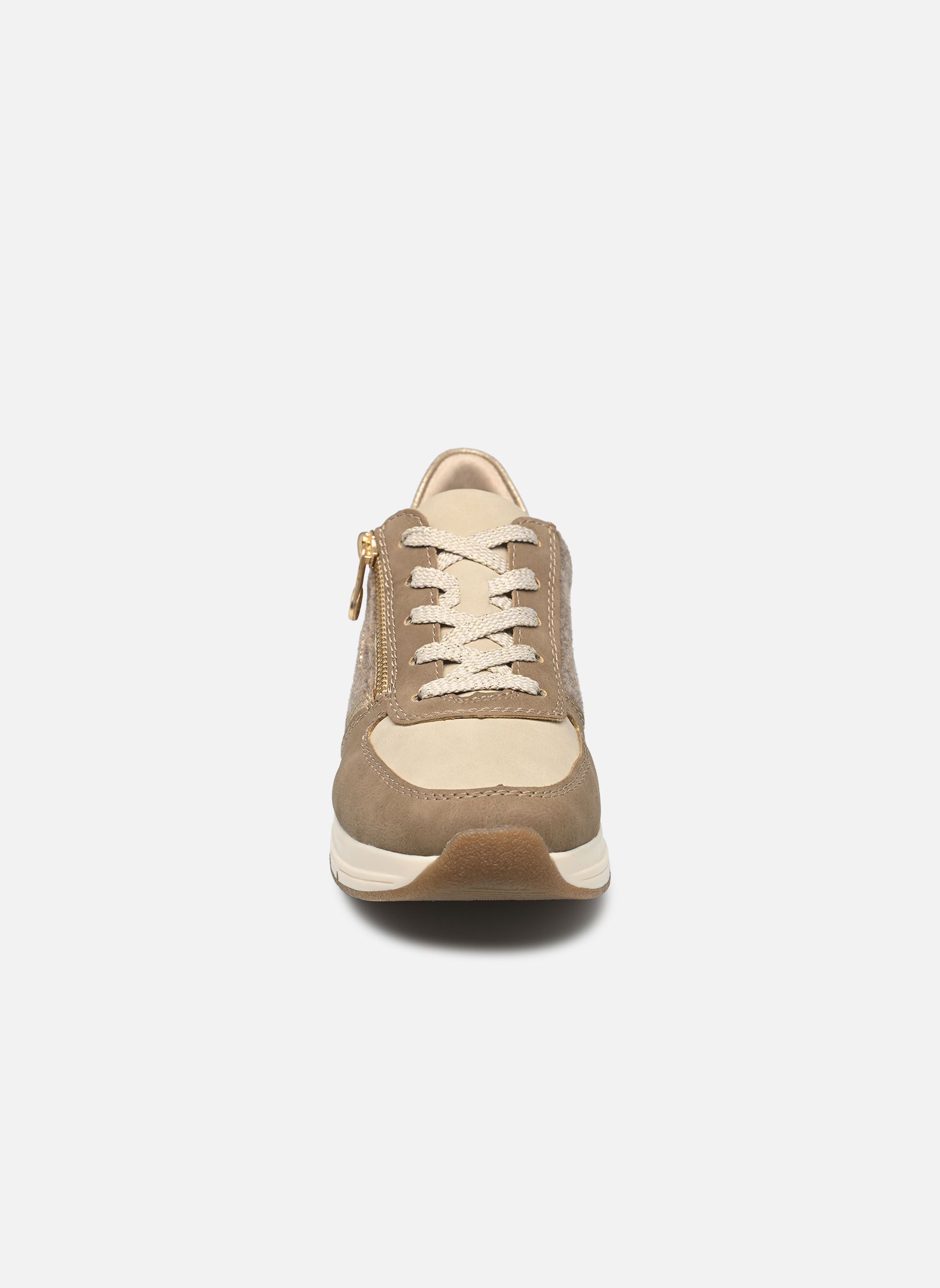 Sneakers basse 58902 donna beige Rieker Sneakers basse 58902 donna beige FANGO/GINGER /GINGER-GOLD/ WOO