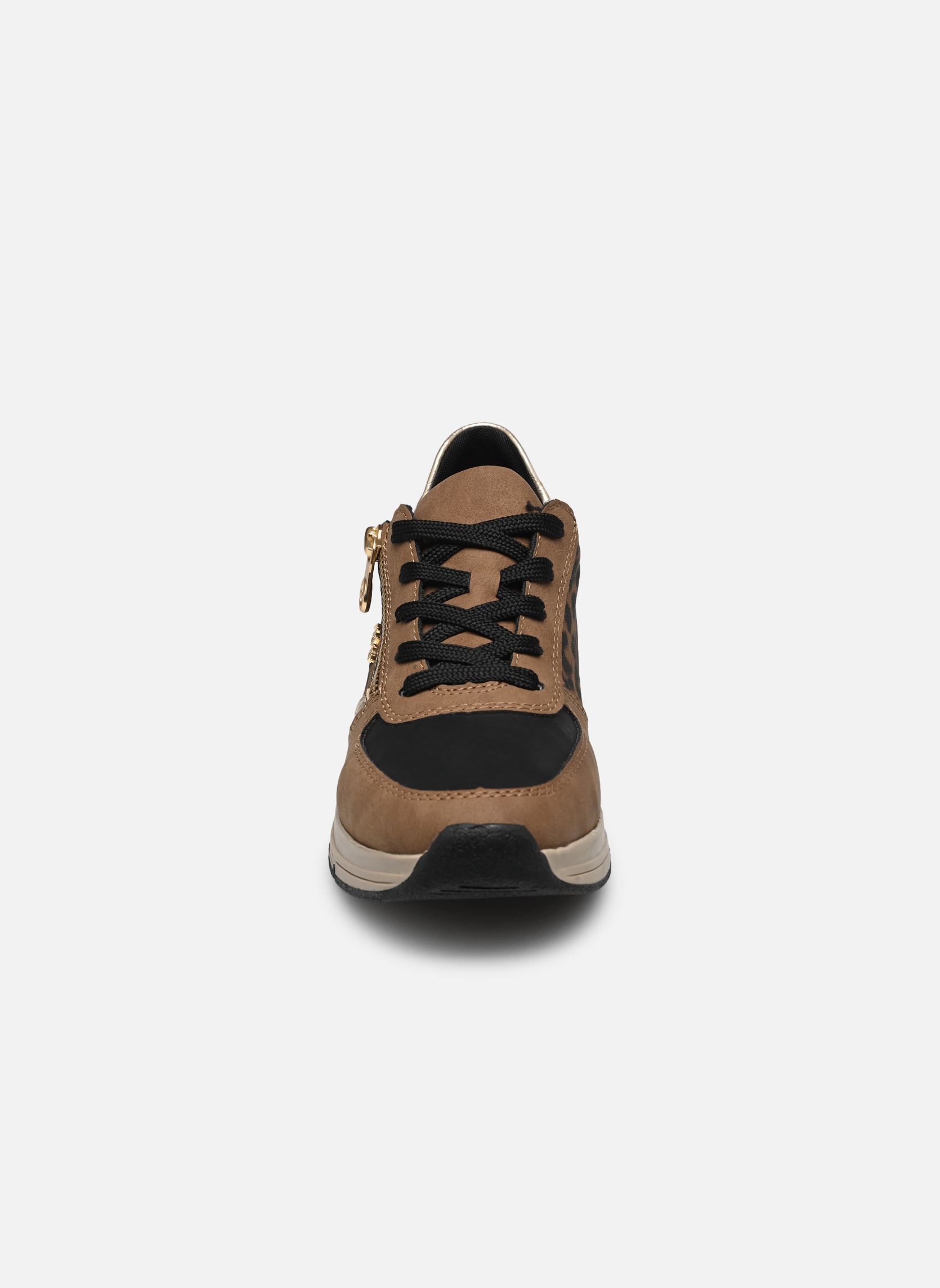 Lage sneakers 58902 dames bruin Rieker Lage sneakers 58902 dames bruin WOOD/SCHWARZ/LIGHTGOLD/BRAUN/S
