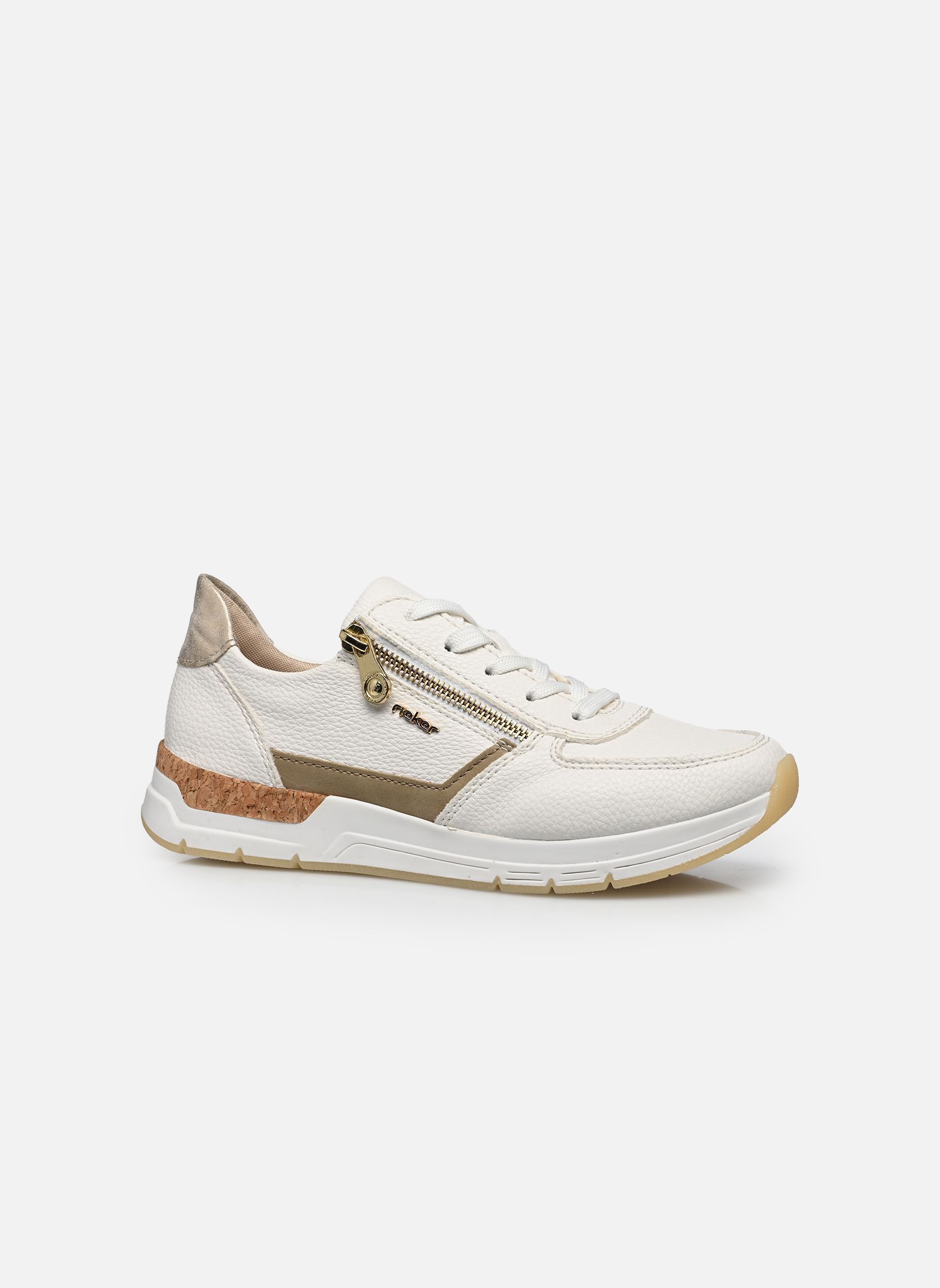 Lage sneakers 58902 dames wit Rieker Lage sneakers 58902 dames wit WEISS/PORZELLAN/MUSCHEL