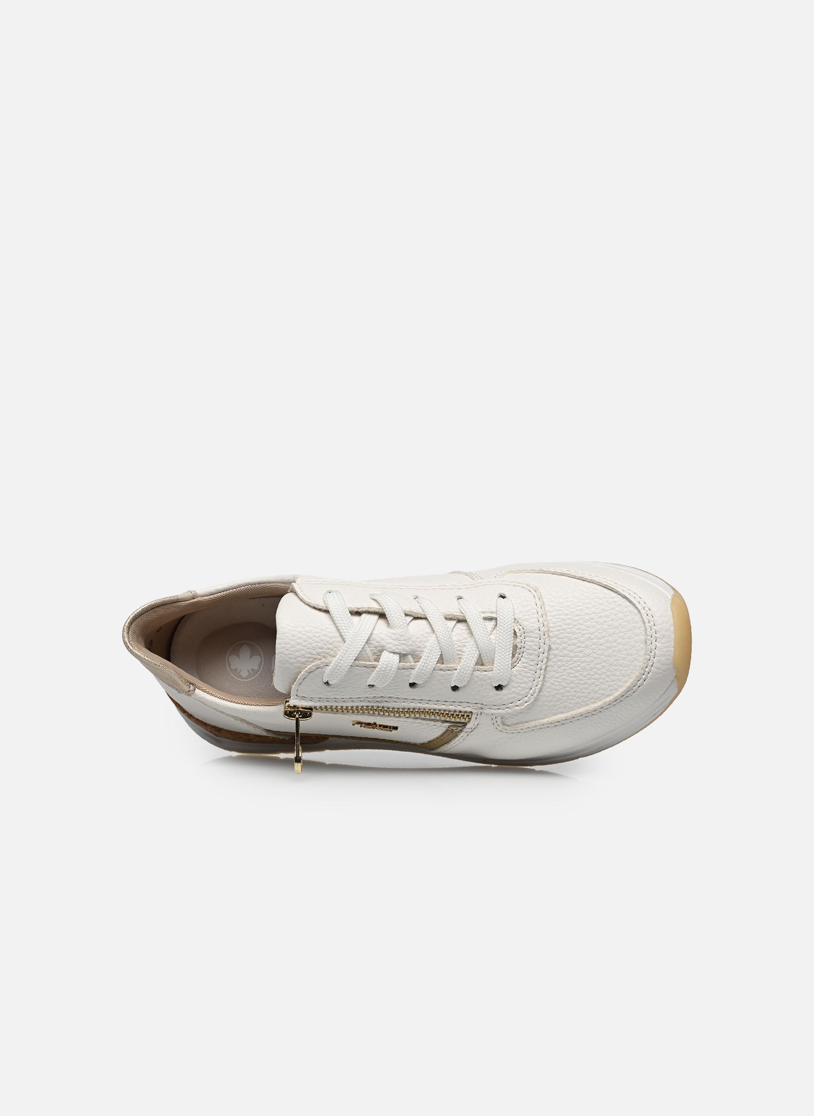 Lage sneakers 58902 dames wit Rieker Lage sneakers 58902 dames wit WEISS/PORZELLAN/MUSCHEL