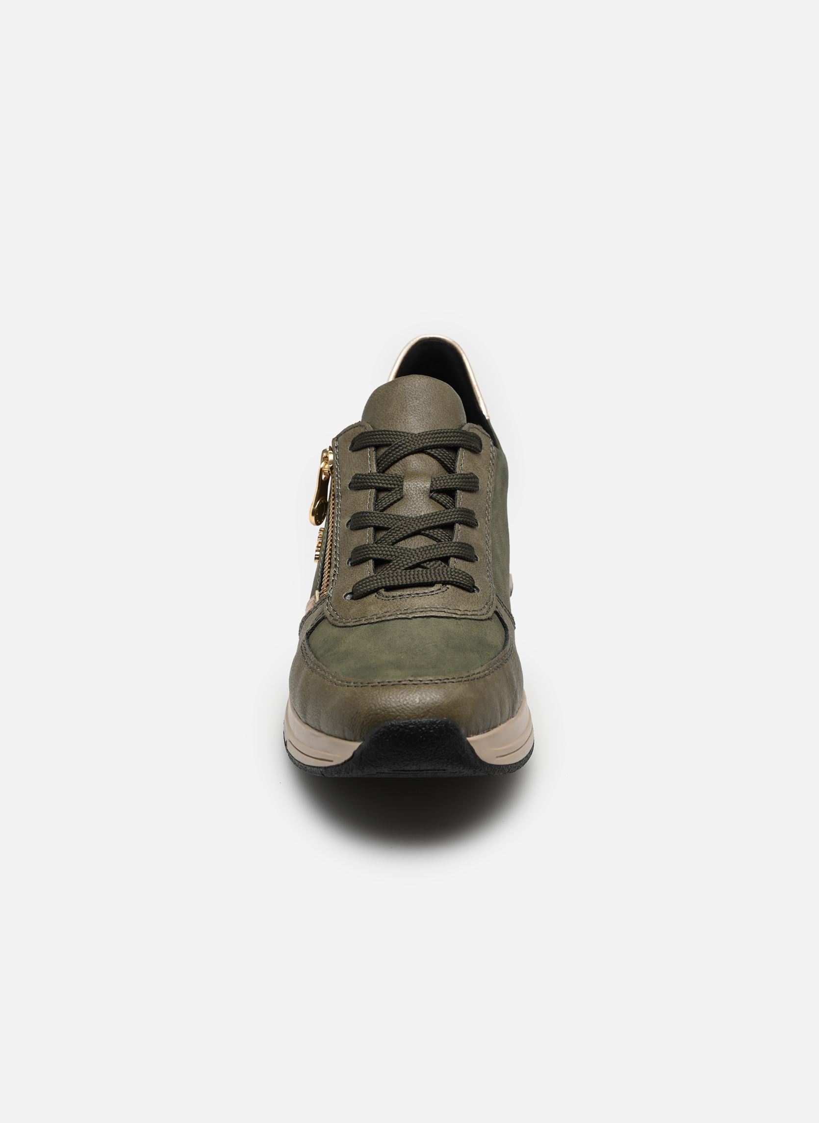Baskets basses 58902 femme vert Rieker Baskets basses 58902 femme vert OLIVE/MOOR/LIGHTGOLD
