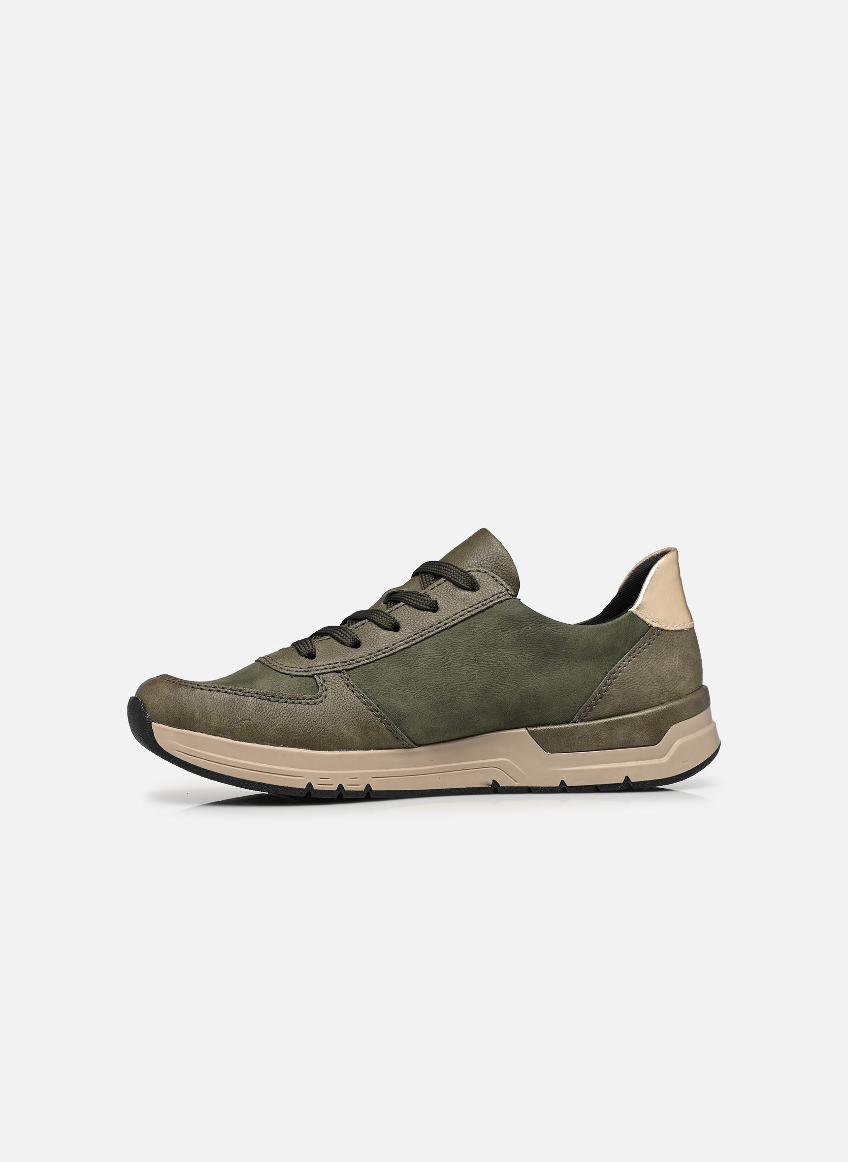 Baskets basses 58902 femme vert Rieker Baskets basses 58902 femme vert OLIVE/MOOR/LIGHTGOLD