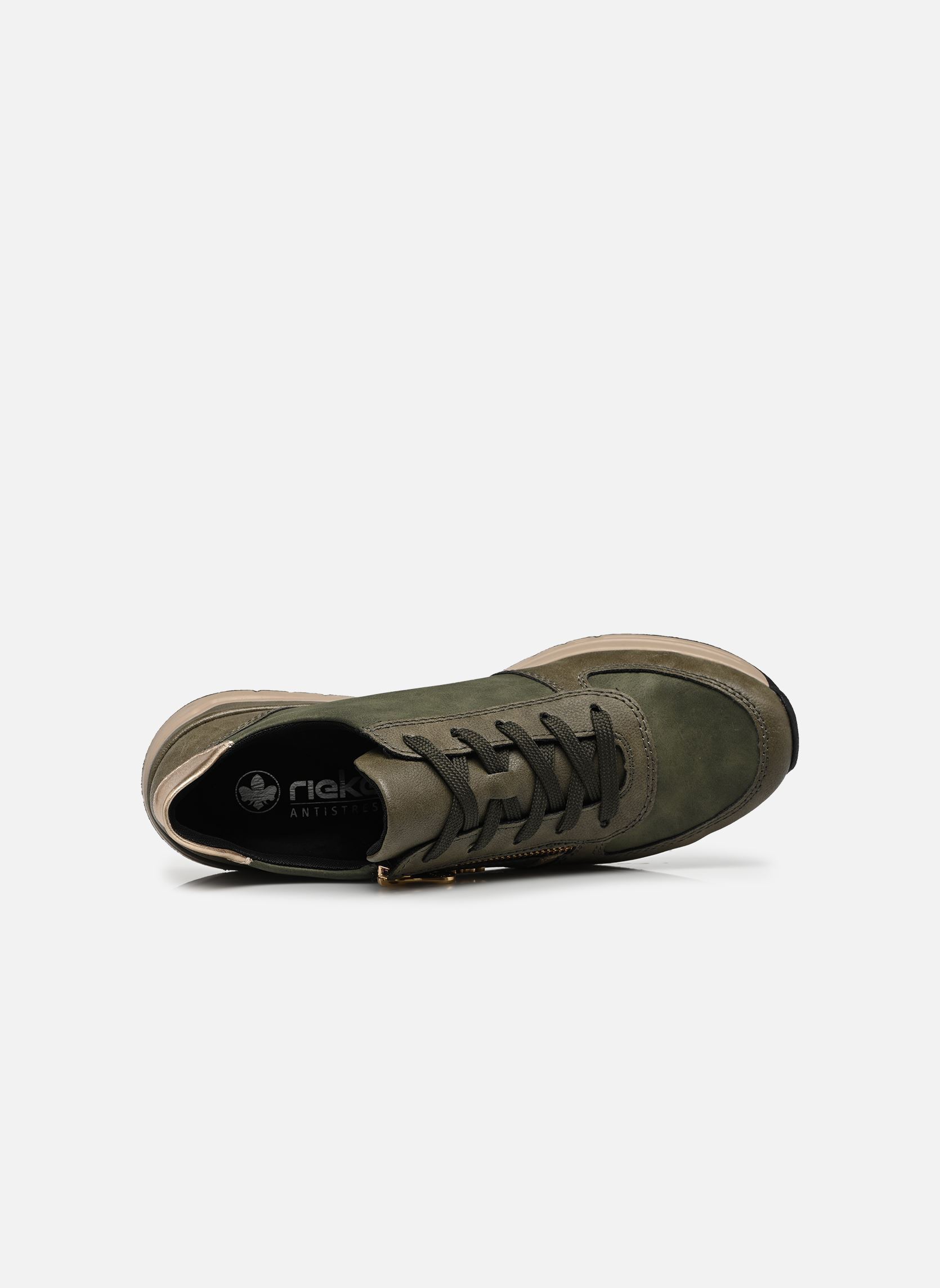 Baskets basses 58902 femme vert Rieker Baskets basses 58902 femme vert OLIVE/MOOR/LIGHTGOLD