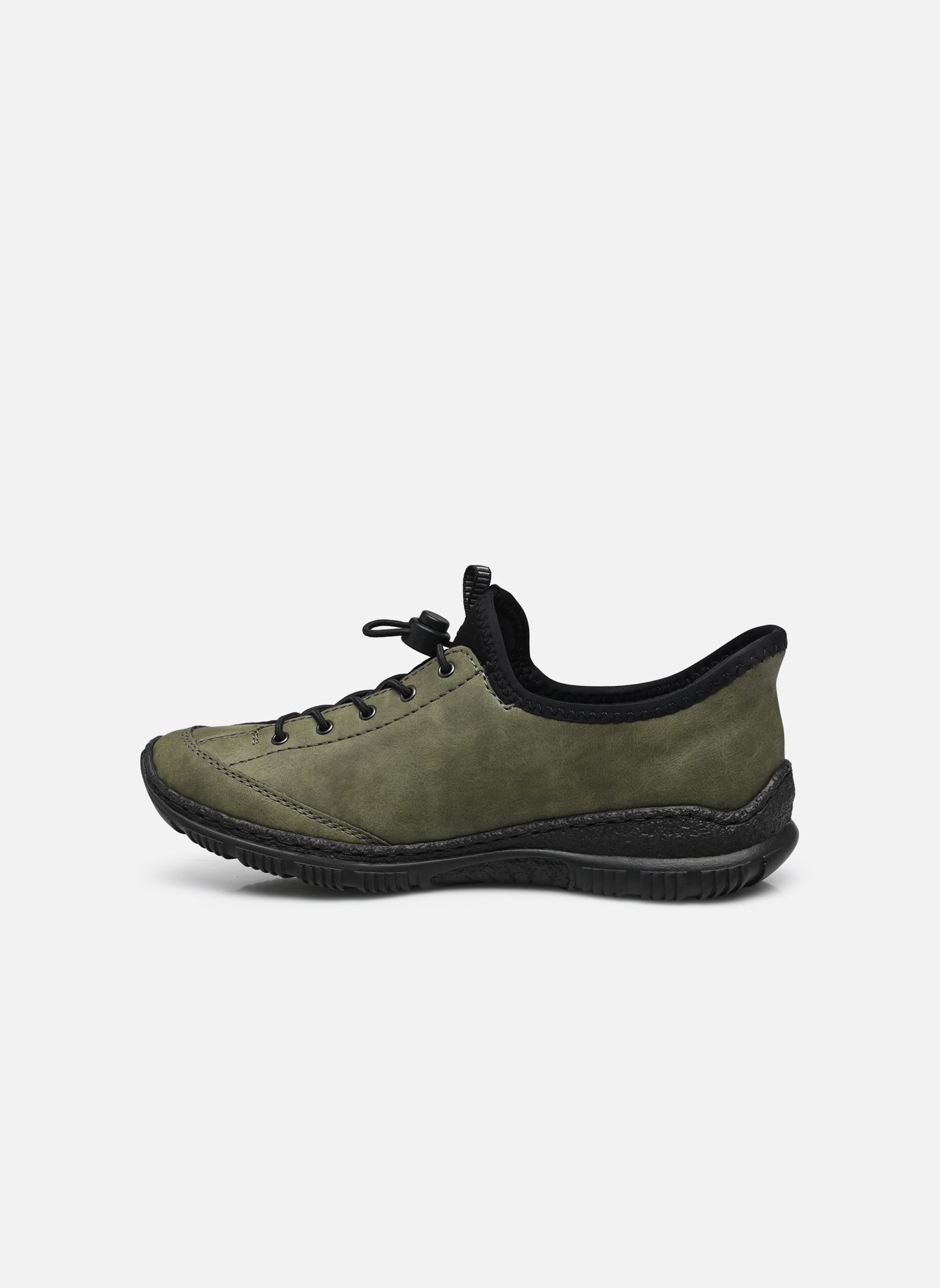 Baskets basses N3267 femme vert Rieker Baskets basses N3267 femme vert LIANE/SCHWARZ