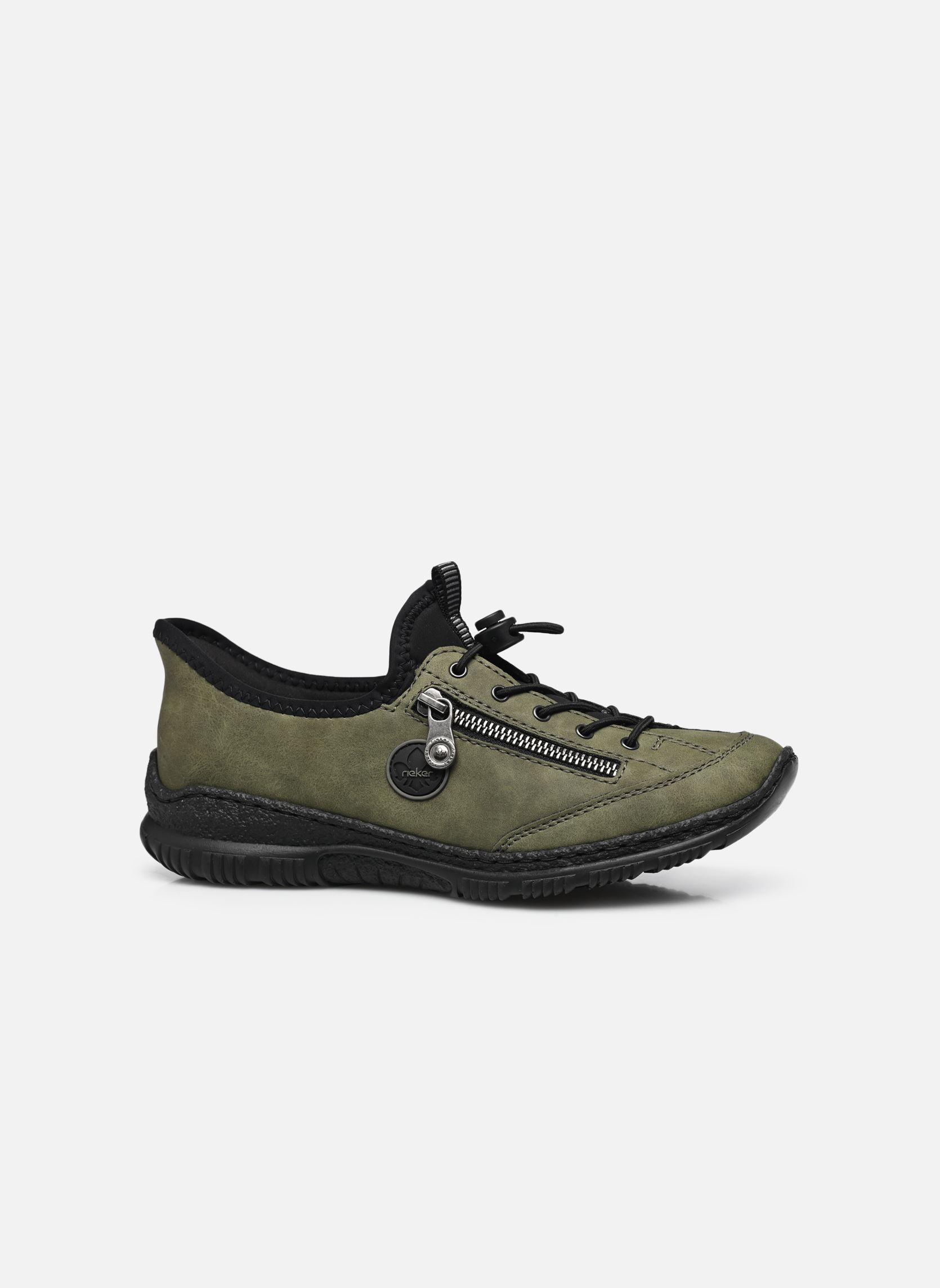 Baskets basses N3267 femme vert Rieker Baskets basses N3267 femme vert LIANE/SCHWARZ
