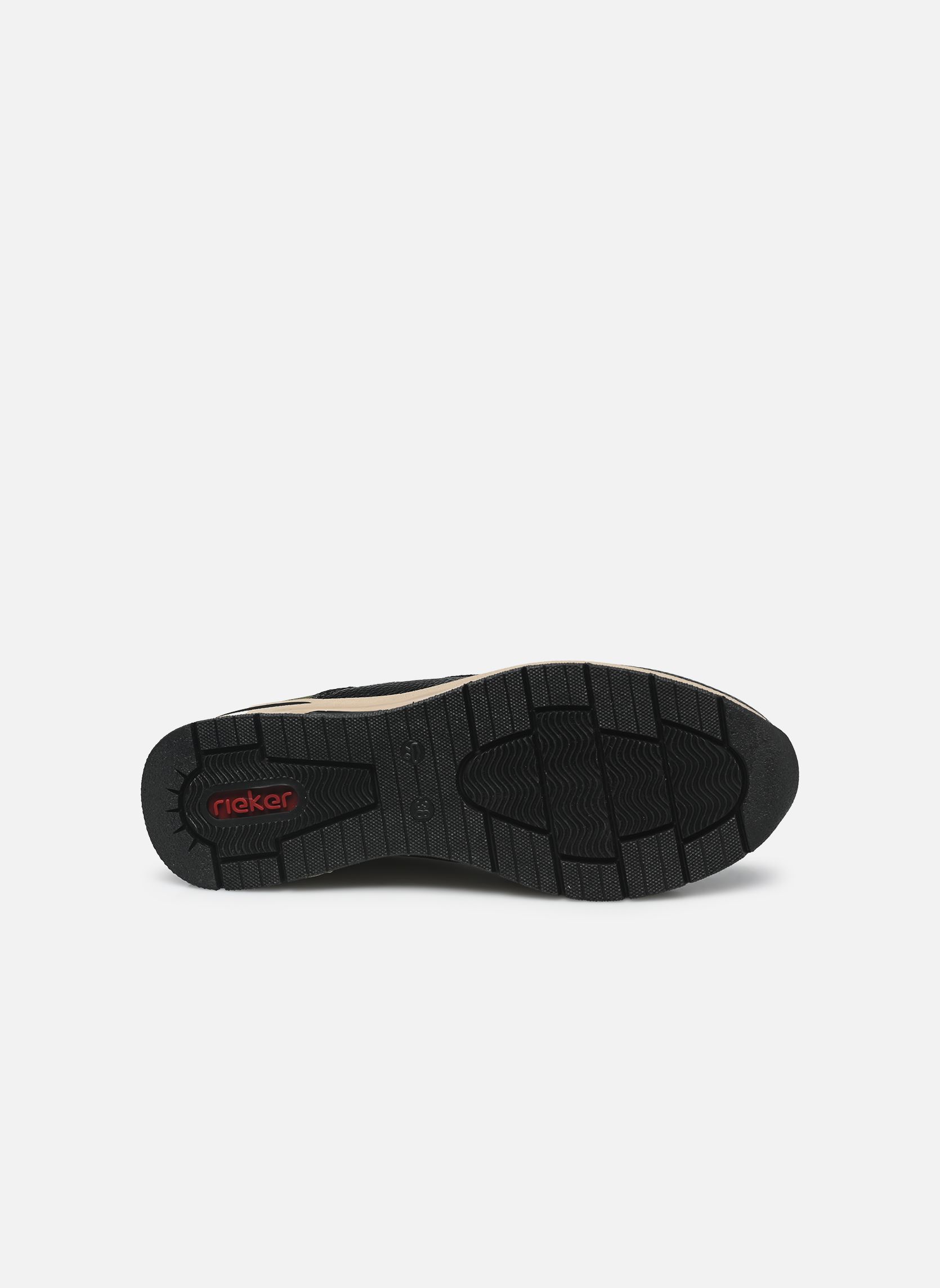 Baskets compensées N9362 femme noir Rieker Baskets compensées N9362 femme noir SCHWARZ/LIANE/SCHWARZ