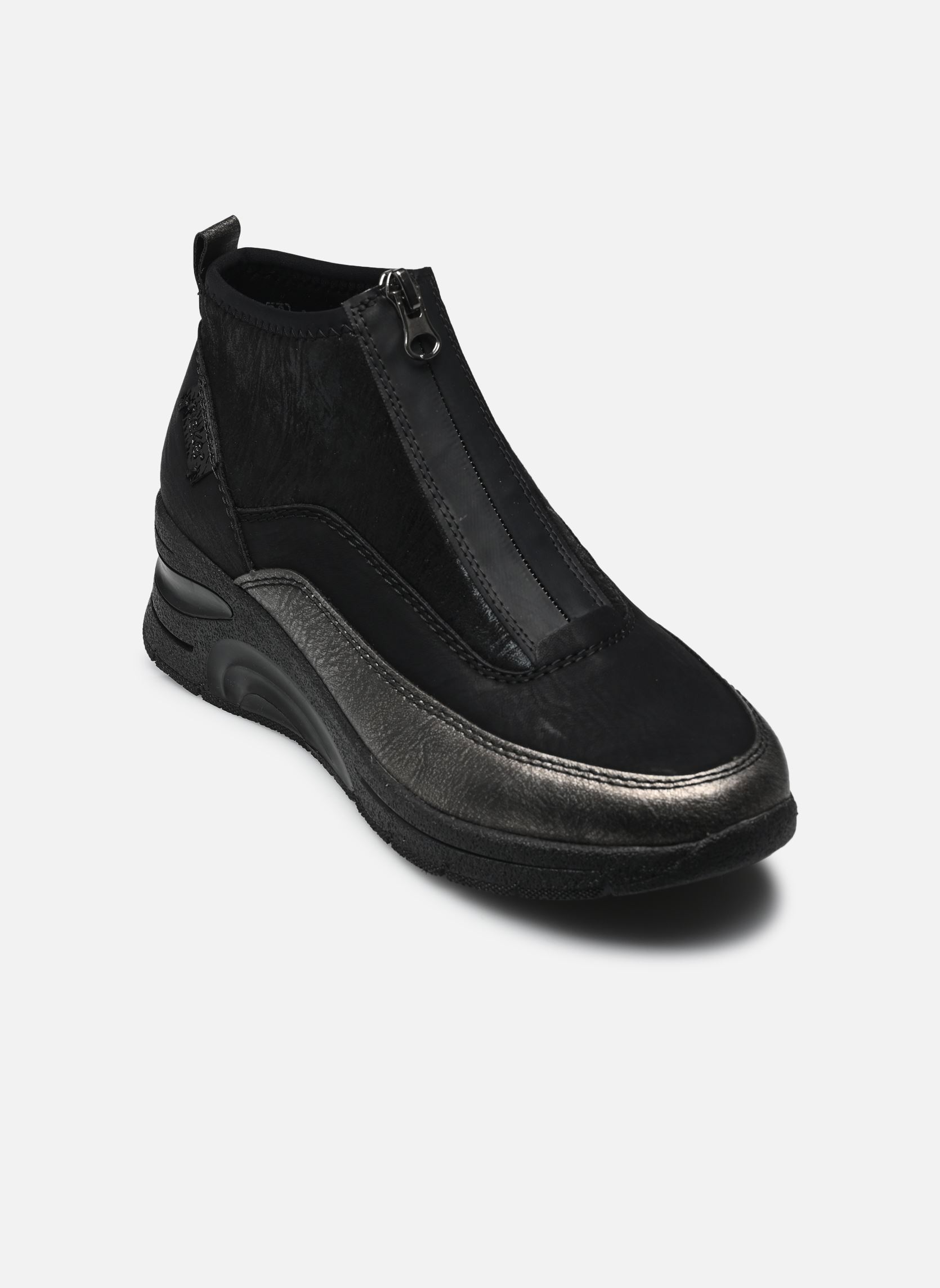 Sneakers con zeppa N9362 donna nero Rieker Sneakers con zeppa N9362 donna nero ALTSILBER/SCHWARZ/SCHWARZ/BLAC