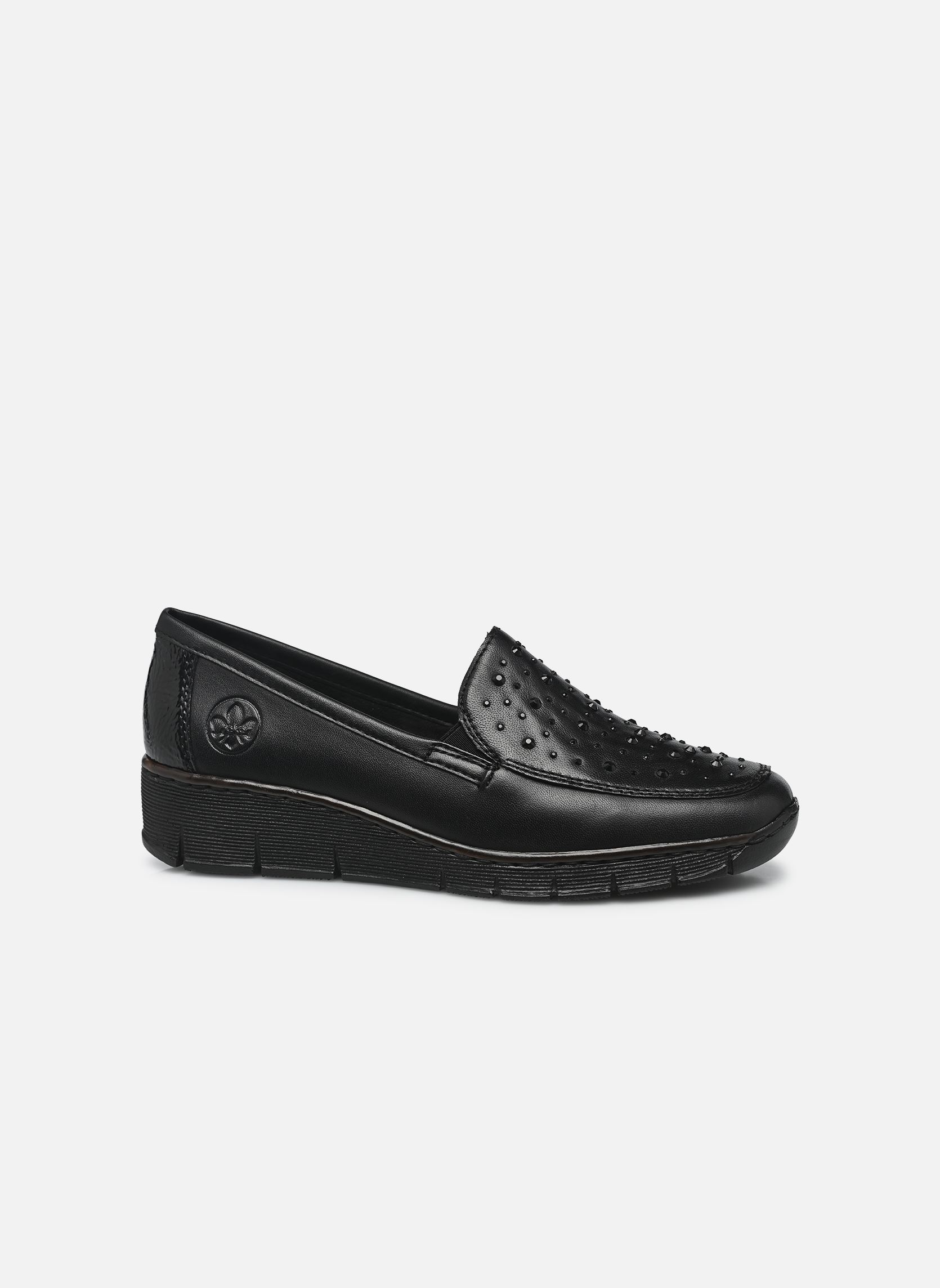 Mocassins 53752 femme noir Rieker Mocassins 53752 femme noir SCHWARZ/BLACK/SCHWARZ