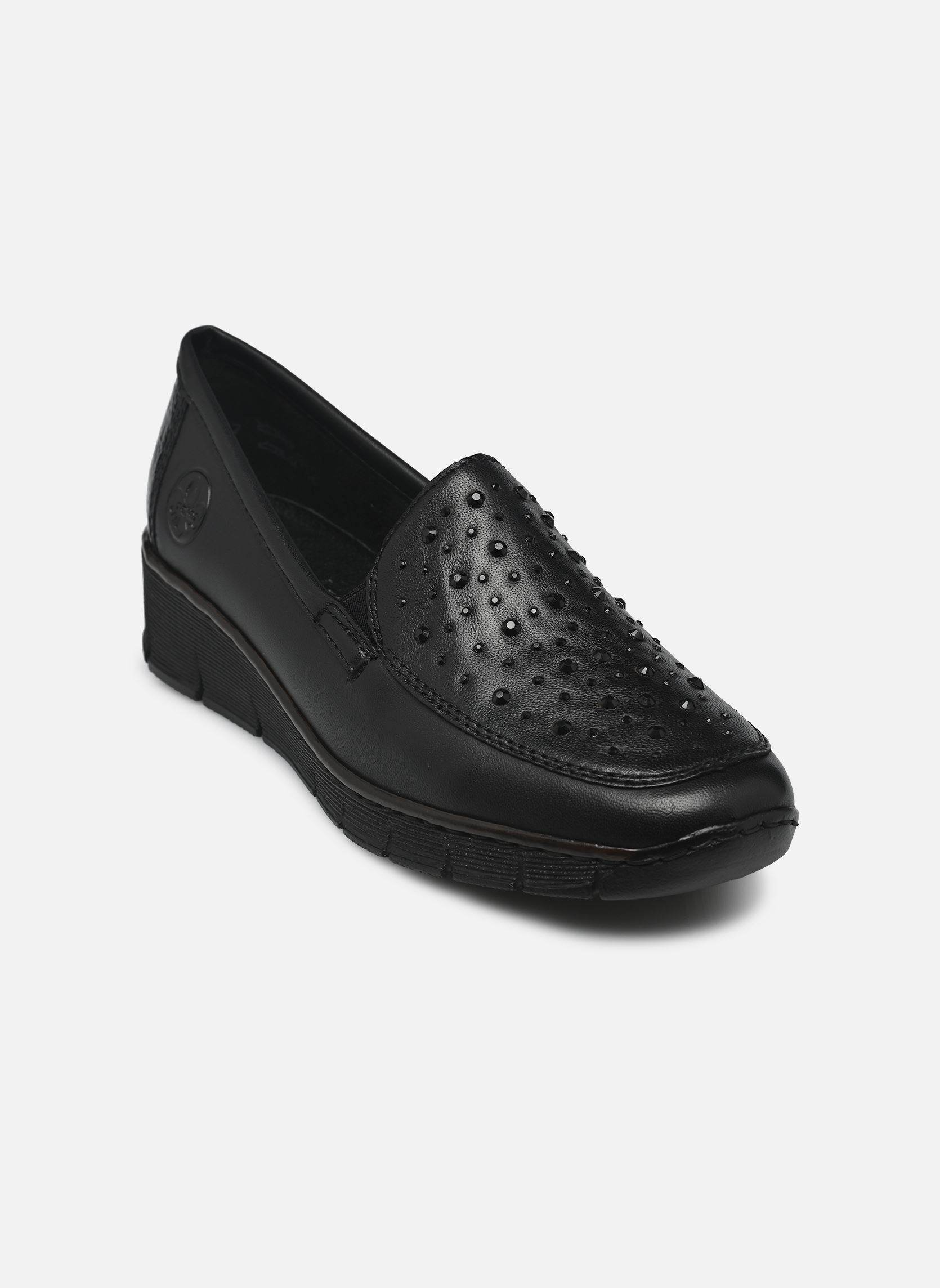 Mocassins 53752 femme noir Rieker Mocassins 53752 femme noir SCHWARZ/BLACK/SCHWARZ