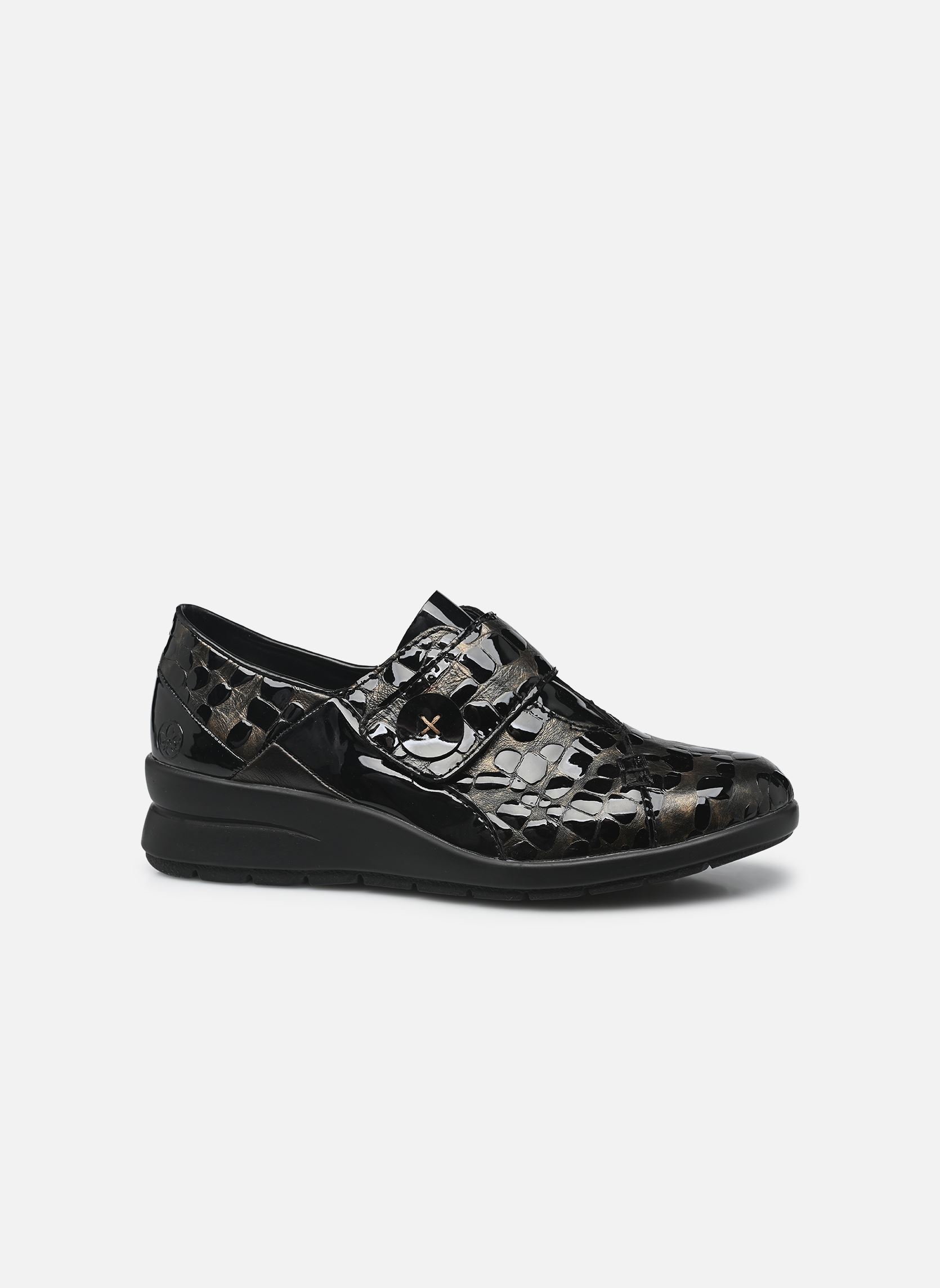 Mocassins L4856 dames zilver Rieker Mocassins L4856 dames zilver BRONZE/SCHWARZ/ANTIK
