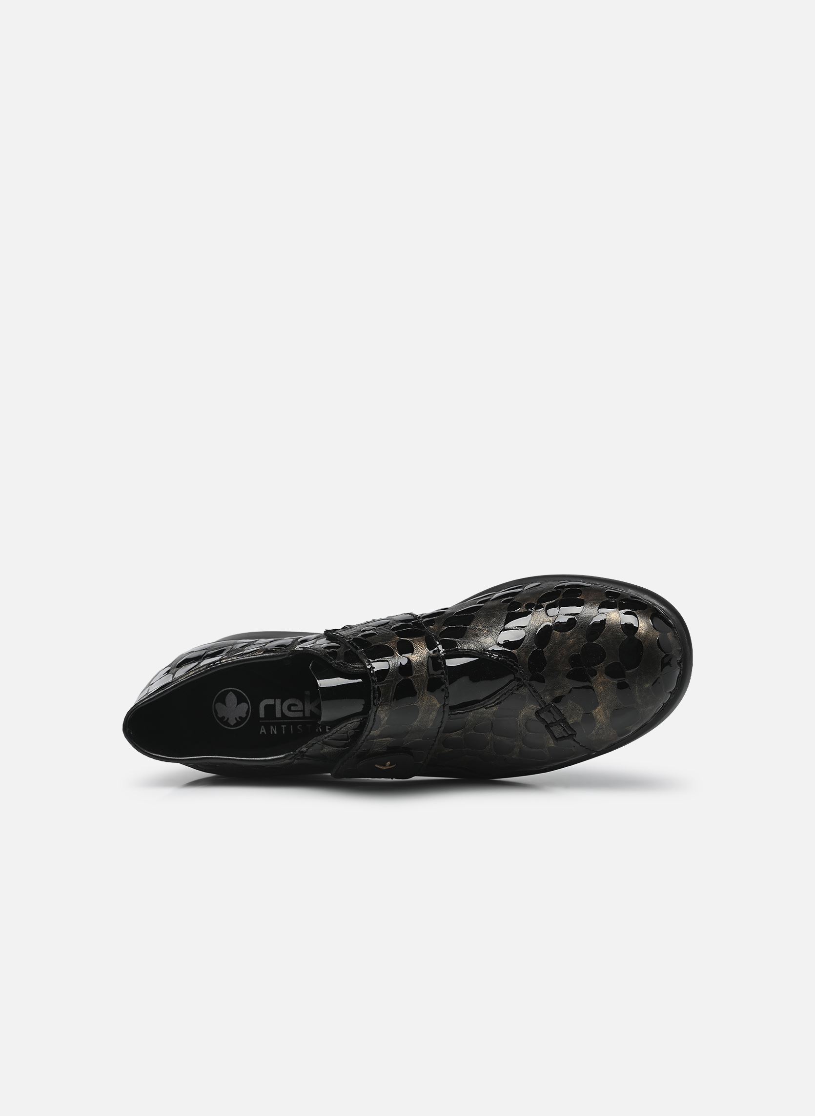 Mocassins L4856 dames zilver Rieker Mocassins L4856 dames zilver BRONZE/SCHWARZ/ANTIK