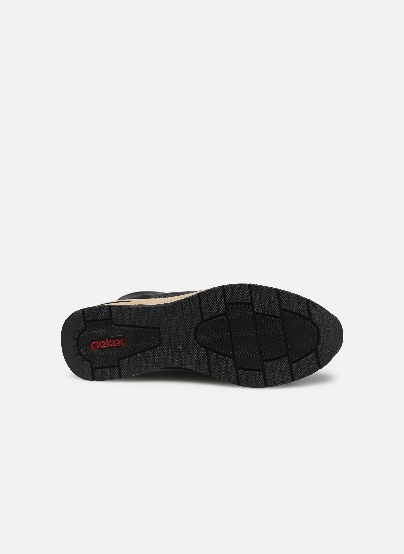 Baskets compensées N9381 femme marron Rieker Baskets compensées N9381 femme marron SCHWARZ/ANTIK/SCHWARZ
