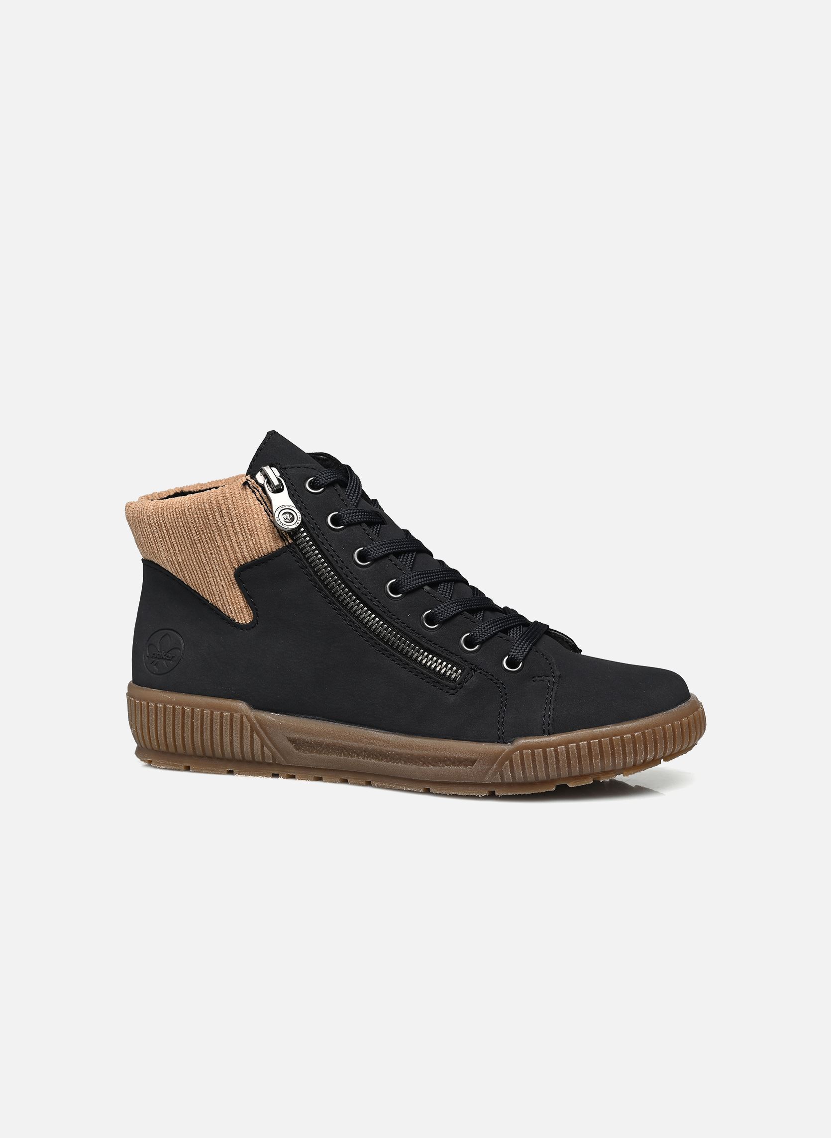 Baskets montantes N0709 femme bleu Rieker Baskets montantes N0709 femme bleu PAZIFIK/SATTEL