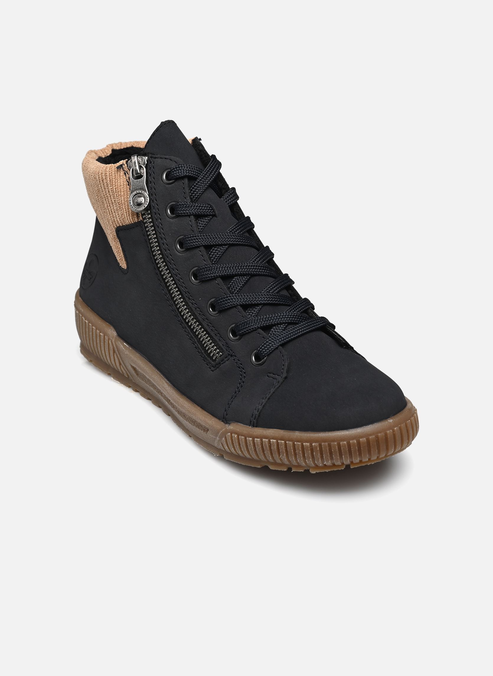 Baskets montantes N0709 femme bleu Rieker Baskets montantes N0709 femme bleu PAZIFIK/SATTEL