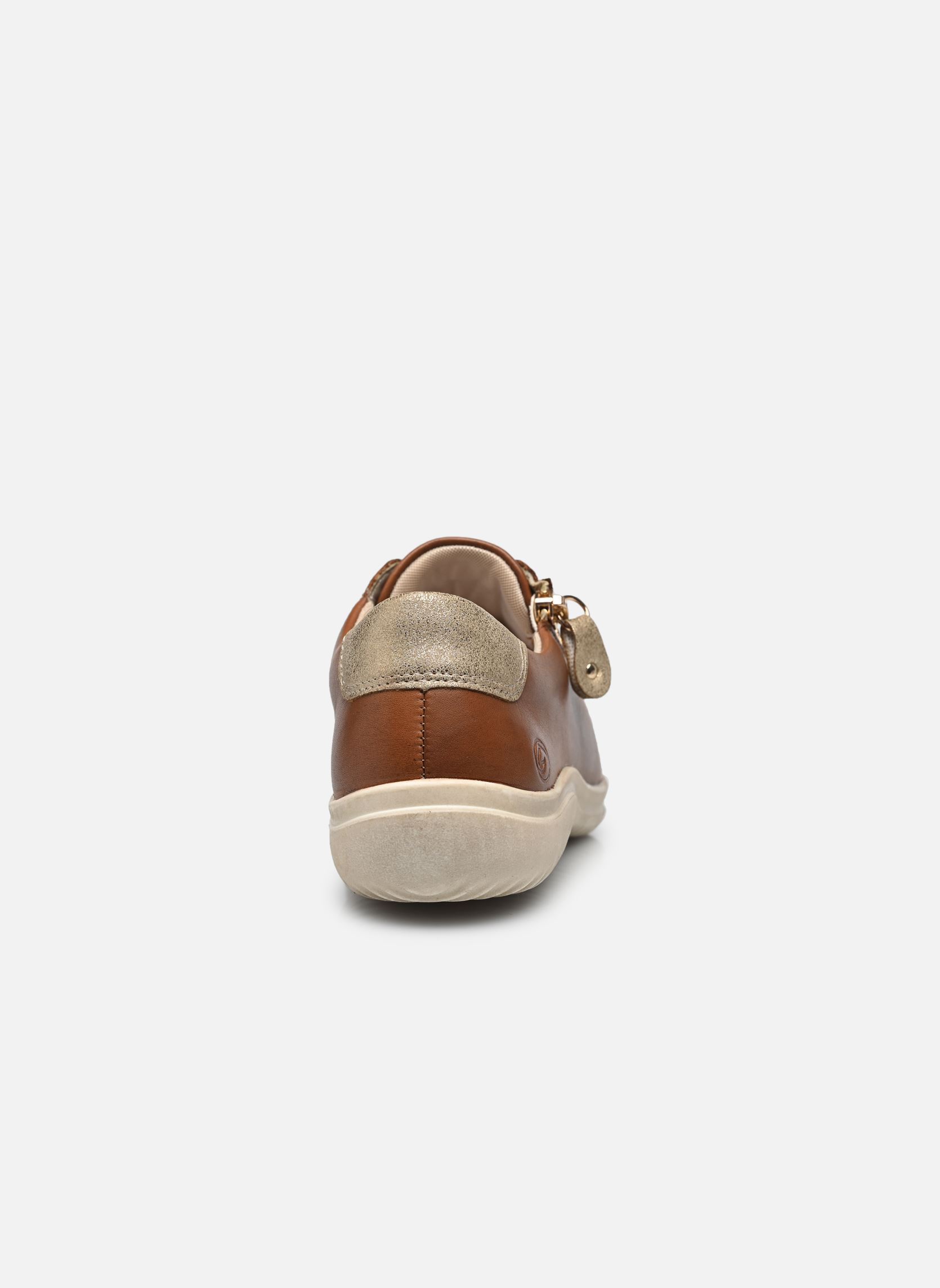 Lage sneakers D1E00 dames bruin Remonte Lage sneakers D1E00 dames bruin BRAUN KOMBI