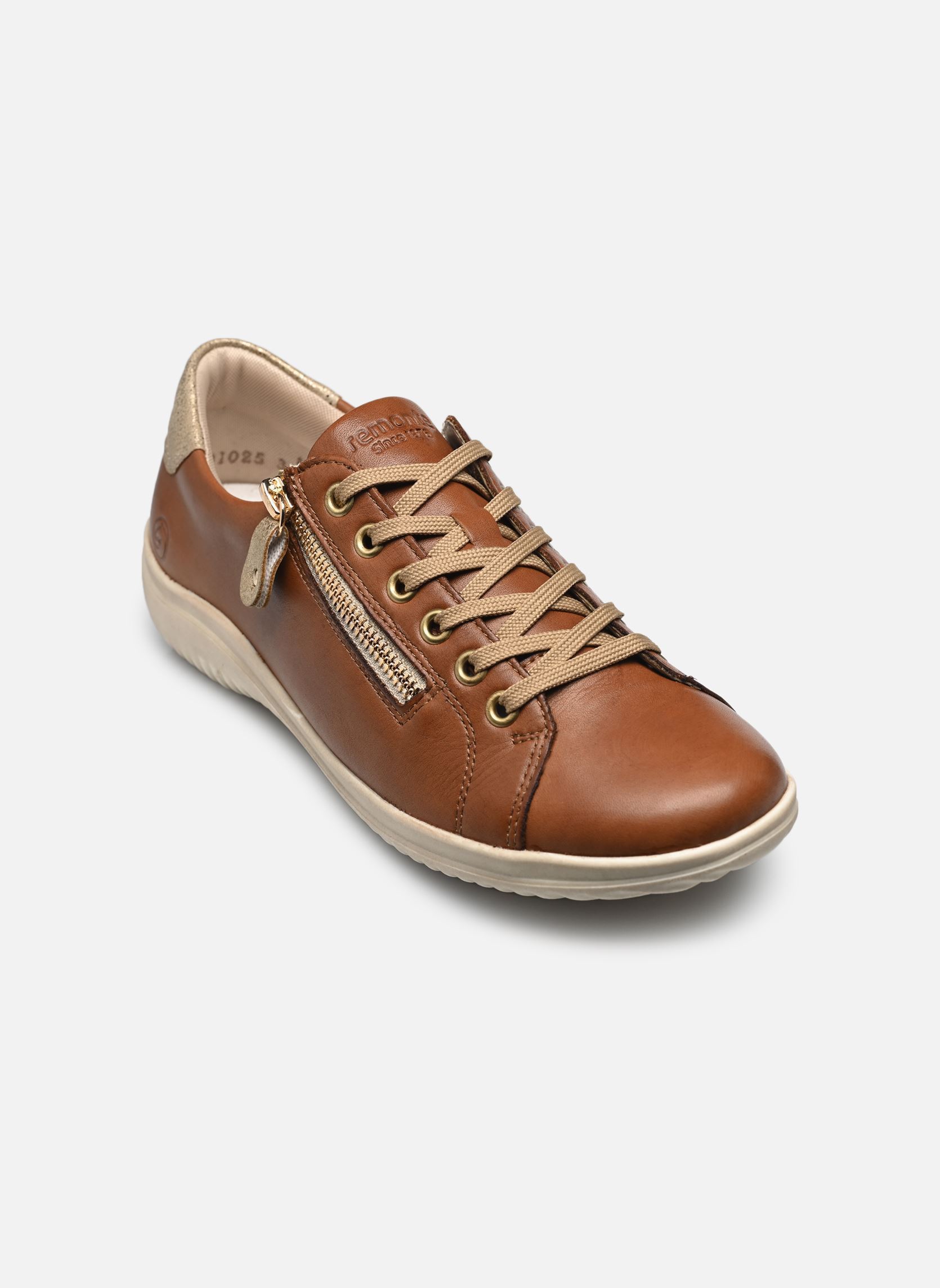 Lage sneakers D1E00 dames bruin Remonte Lage sneakers D1E00 dames bruin BRAUN KOMBI