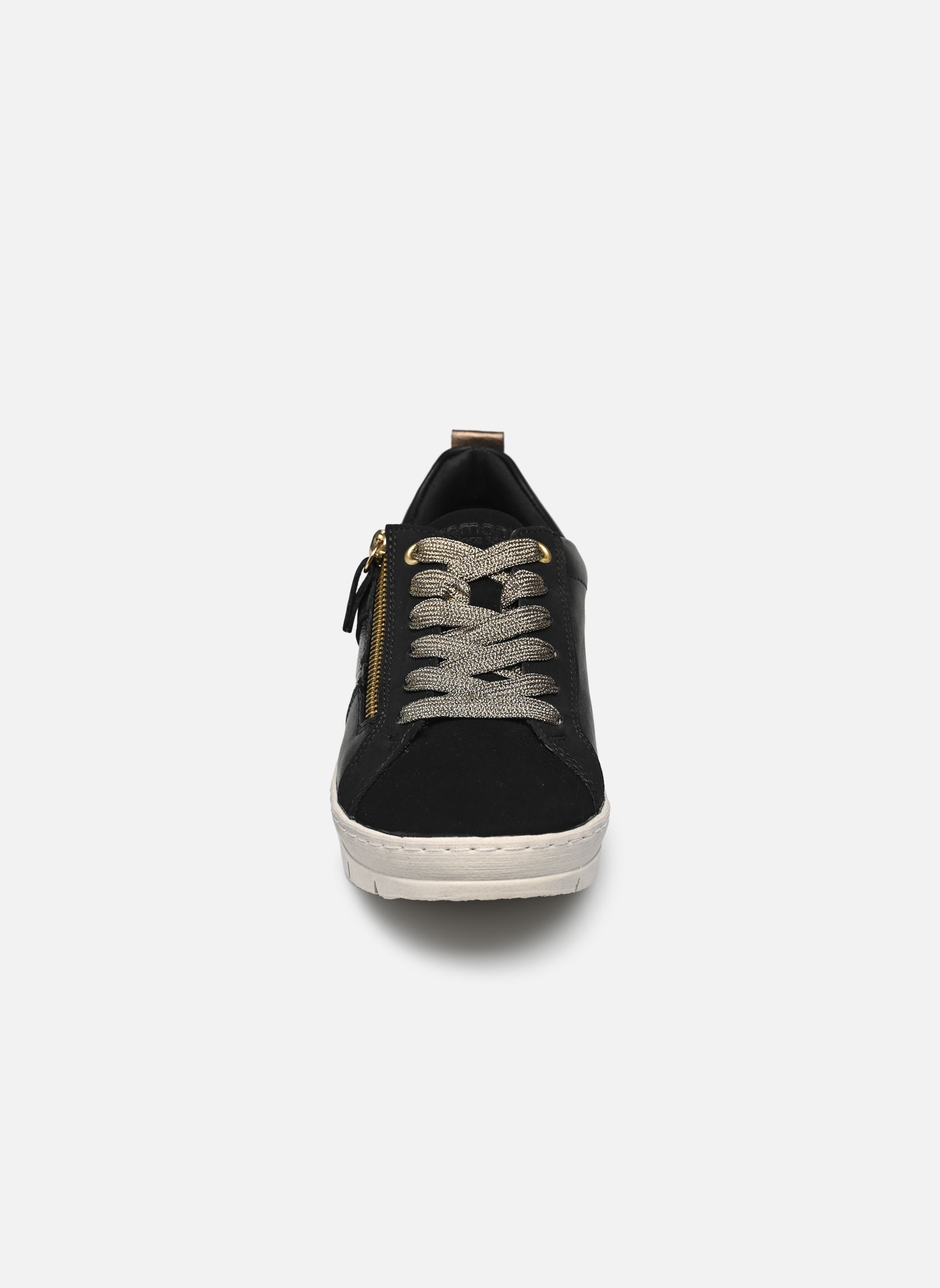 Lage sneakers D5833 dames zwart Remonte Lage sneakers D5833 dames zwart SCHWARZ/SCHWARZ-METALLIC/BLACK