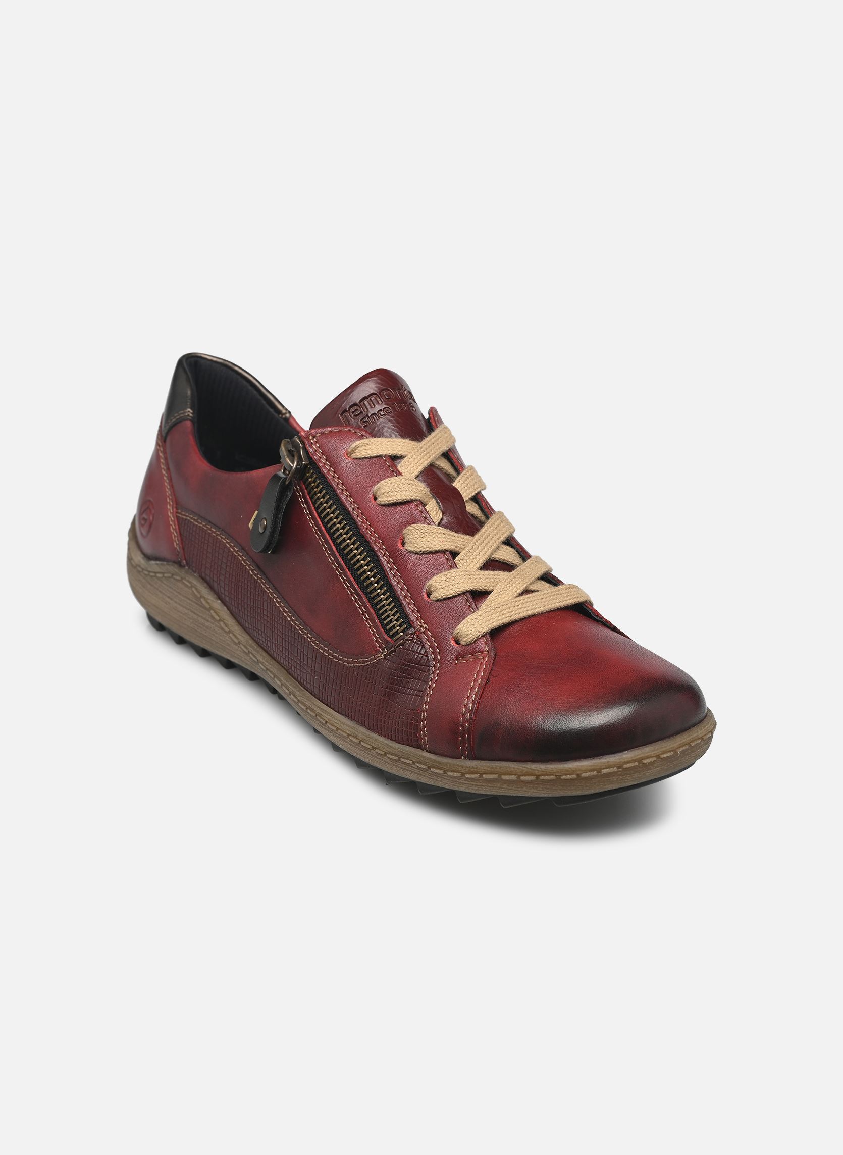 Baskets basses R1440 femme bordeaux Remonte Baskets basses R1440 femme bordeaux VINO/VINOROSSO/ANTIK