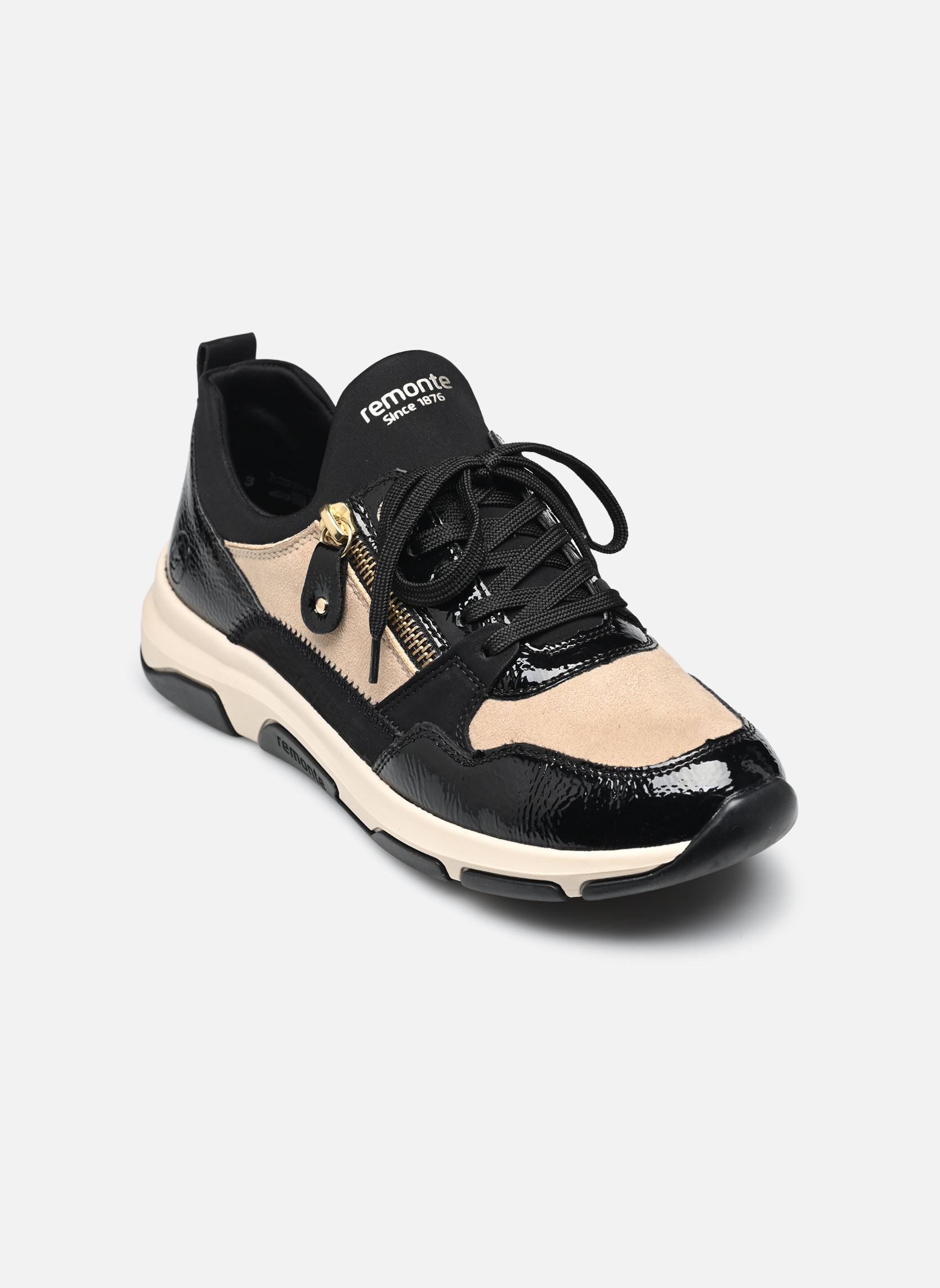 Baskets basses D1S02 femme noir Remonte Baskets basses D1S02 femme noir BLACK/JUTE/SCHWARZ/SCHWARZ