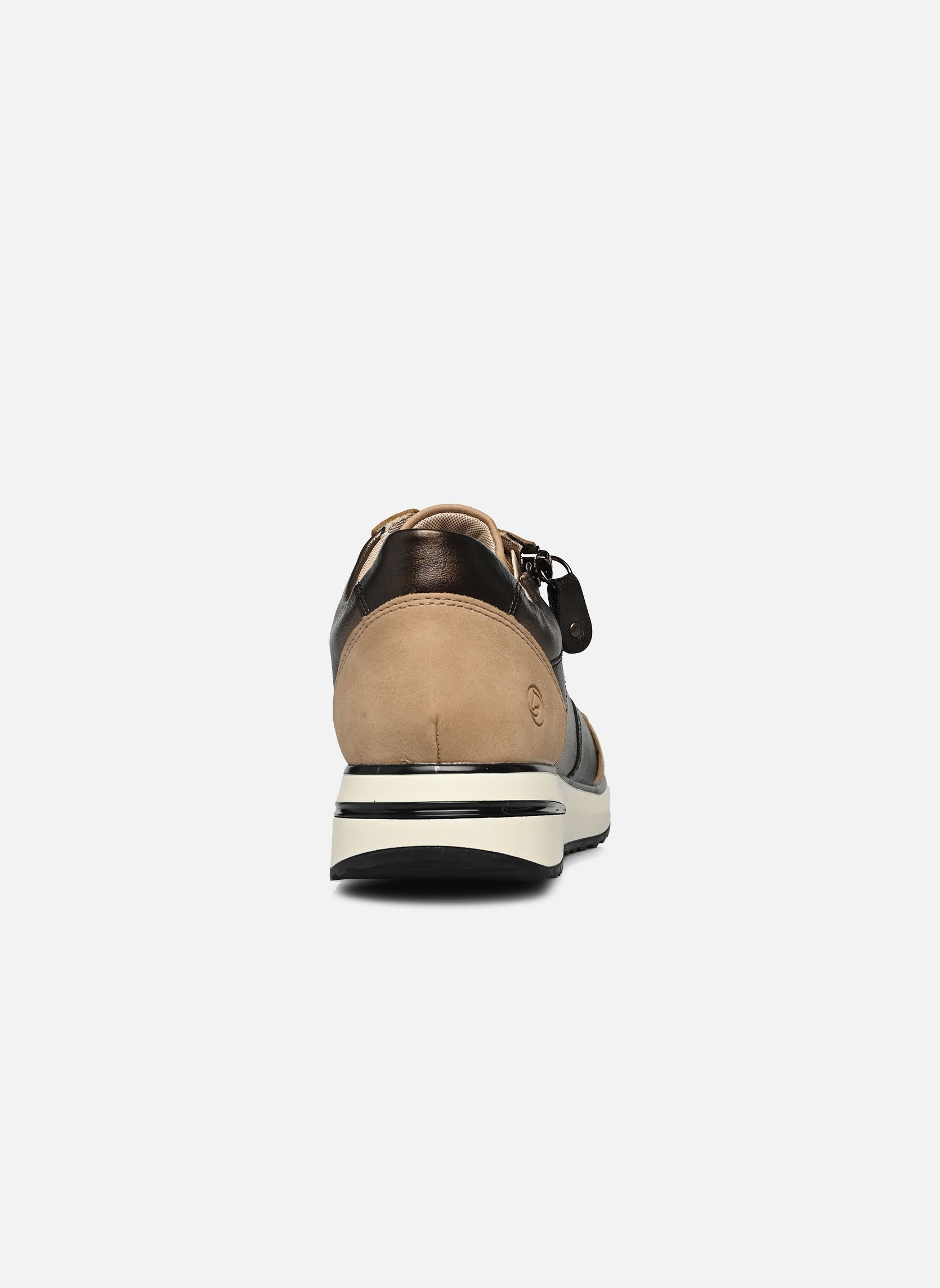 Lage sneakers D1G08 dames beige Remonte Lage sneakers D1G08 dames beige MARBLE/SCHWARZ-BRONZE/ANTIK/BR