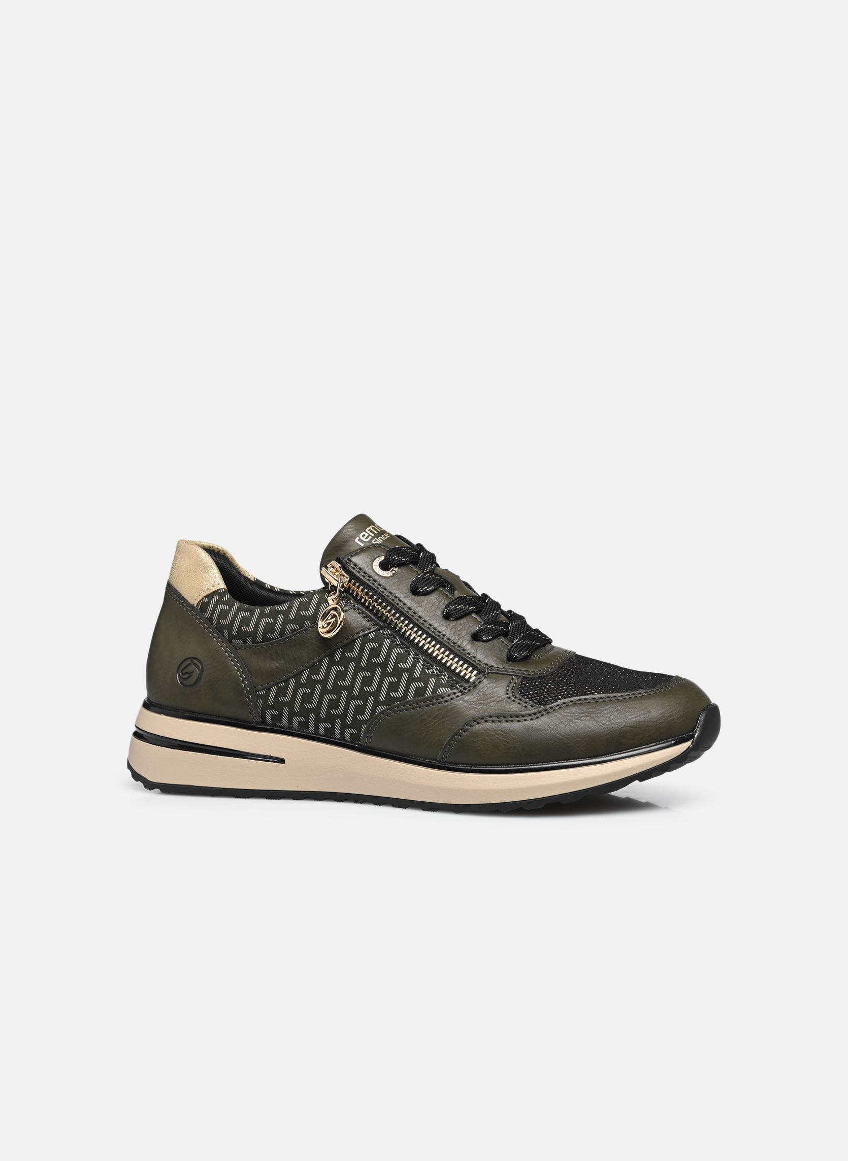 Baskets basses D1G08 femme vert Remonte Baskets basses D1G08 femme vert FOREST/SCHWARZ-BRONZE/FOREST/A