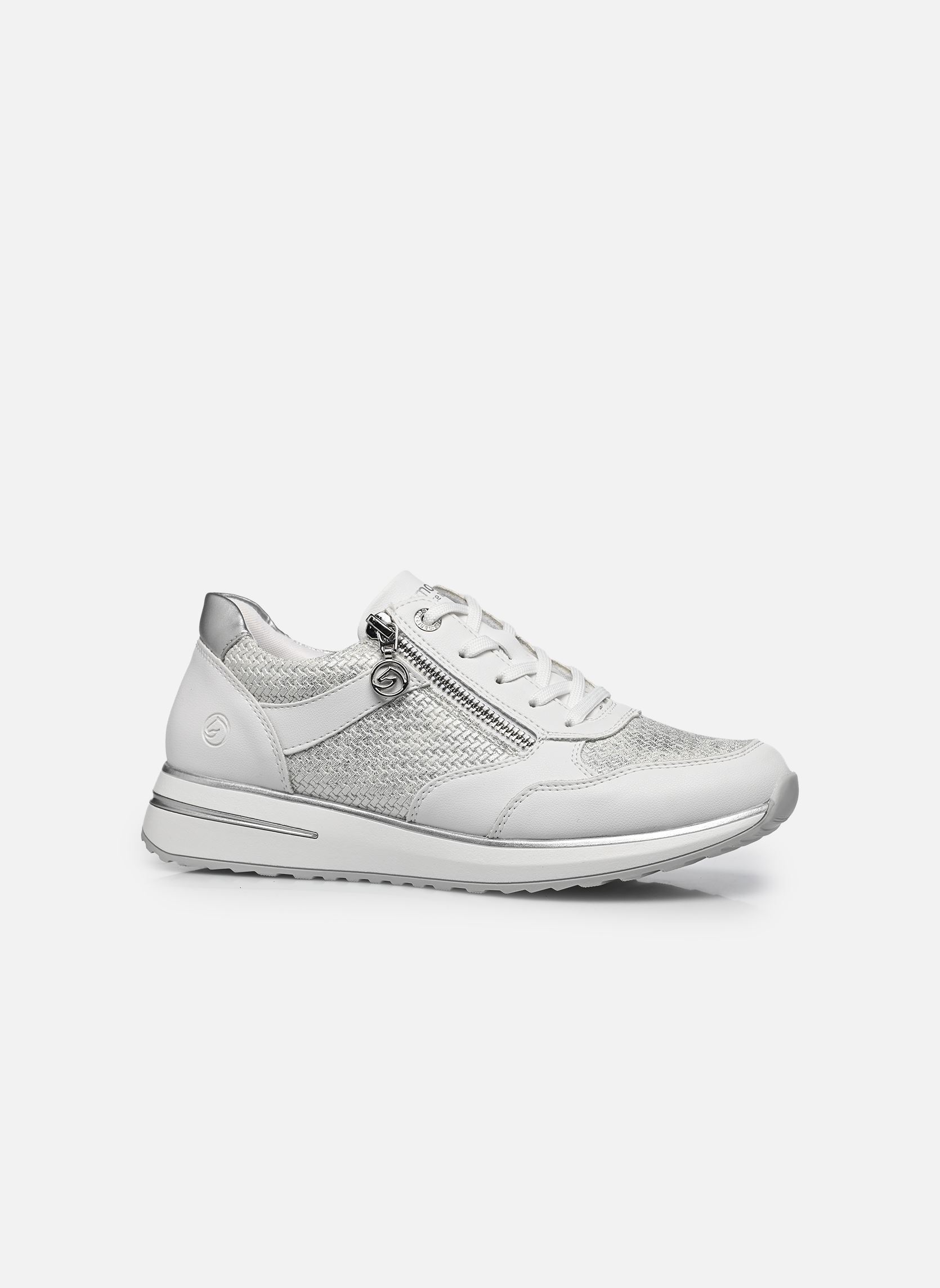 Lage sneakers D1G08 dames wit Remonte Lage sneakers D1G08 dames wit WEISS/ICE/SILVER