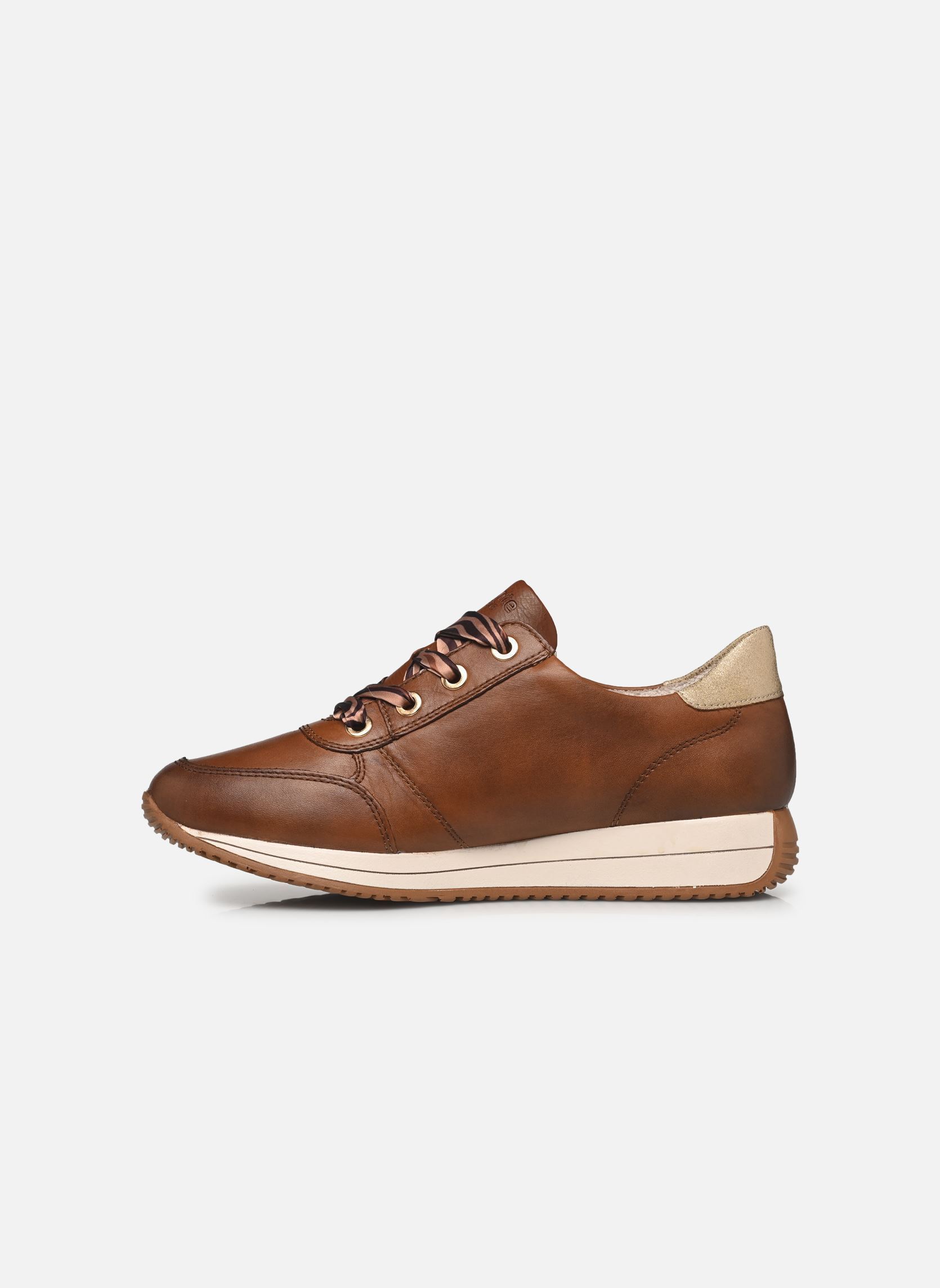Baskets basses D0H11 femme marron Remonte Baskets basses D0H11 femme marron MUSKAT/GINGER-GOLD/CAYENNE