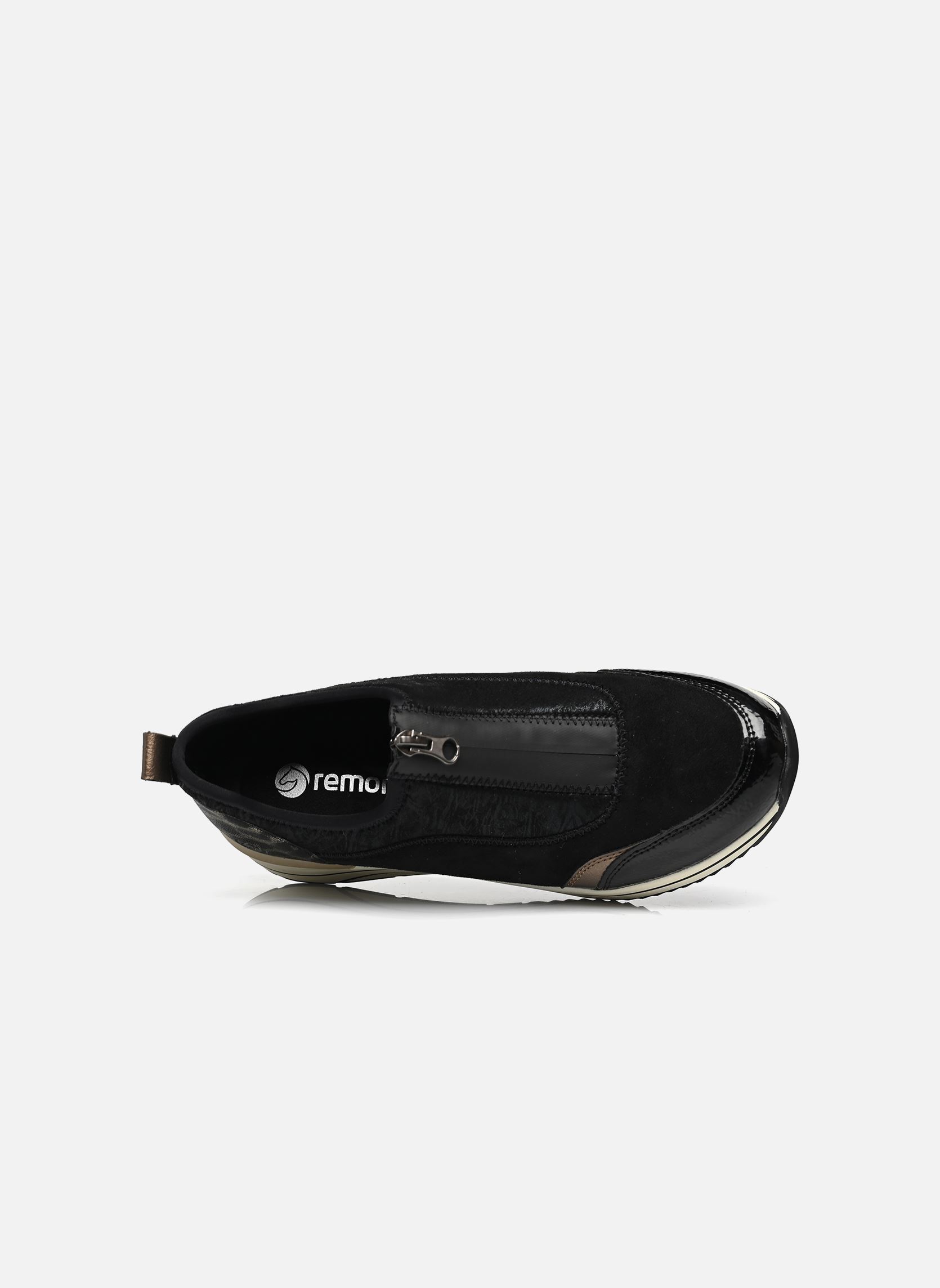 Sleehak sneakers D0T08 dames zwart Remonte Sleehak sneakers D0T08 dames zwart BLACK/SCHWARZ/BRONZE/SCHWARZ/G