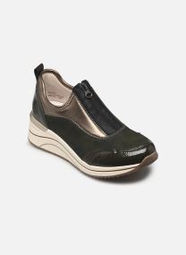Sleehak sneakers D0T08 dames zwart