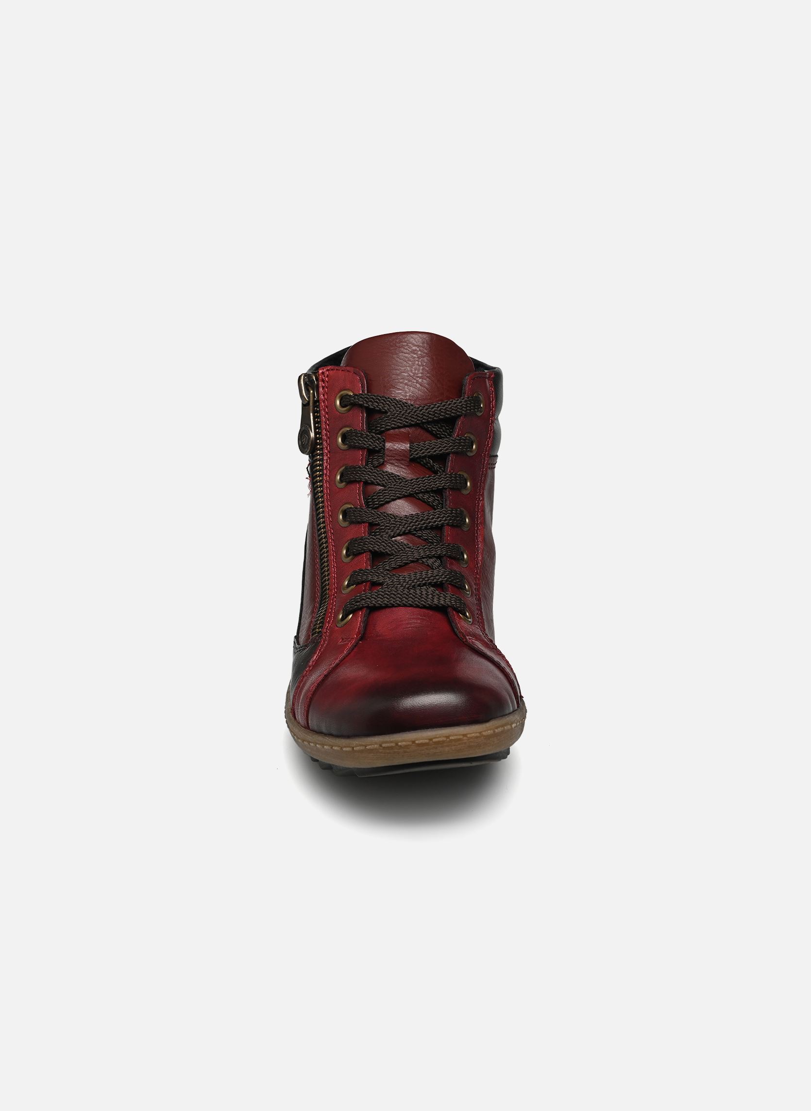 Hoge sneakers R1458 dames bruin Remonte Hoge sneakers R1458 dames bruin VINO/HAVANNA/VINOROSSO/ANTIK