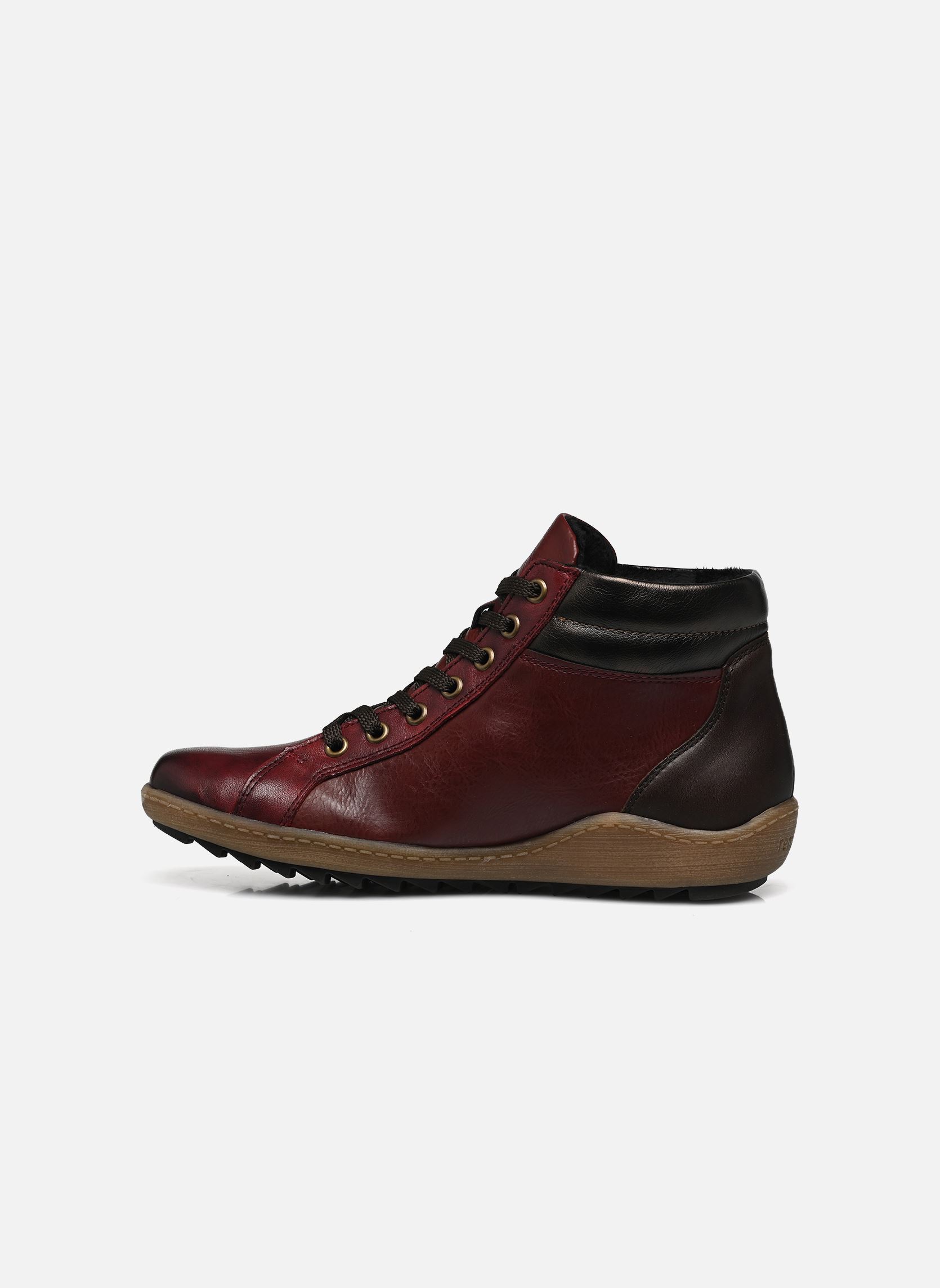 Hoge sneakers R1458 dames bruin Remonte Hoge sneakers R1458 dames bruin VINO/HAVANNA/VINOROSSO/ANTIK
