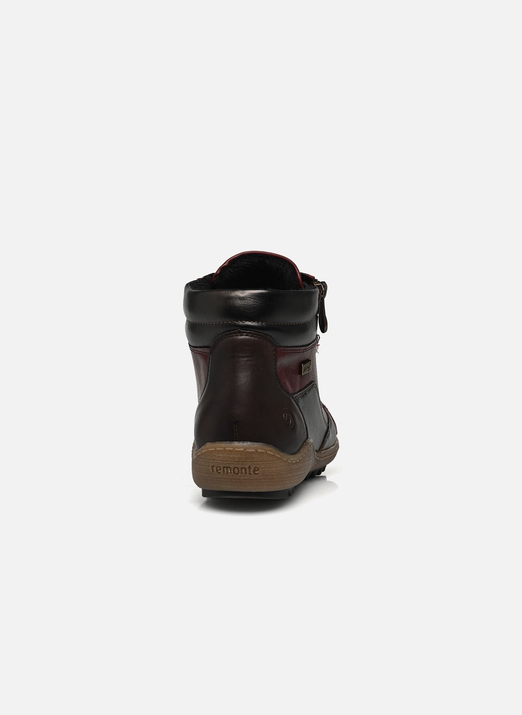 Hoge sneakers R1458 dames bruin Remonte Hoge sneakers R1458 dames bruin VINO/HAVANNA/VINOROSSO/ANTIK