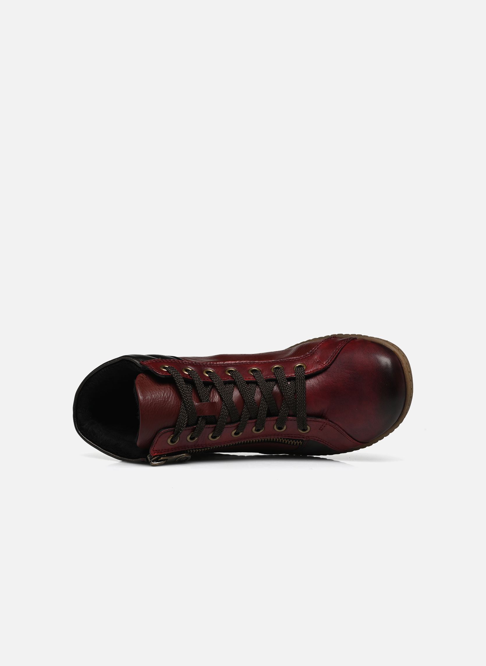 Hoge sneakers R1458 dames bruin Remonte Hoge sneakers R1458 dames bruin VINO/HAVANNA/VINOROSSO/ANTIK
