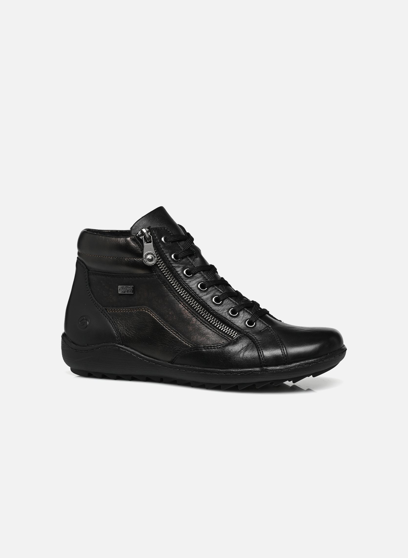 Baskets montantes R1458 femme noir Remonte Baskets montantes R1458 femme noir SCHWARZ/SCHWARZ-ANTIQUE/ANTIK/