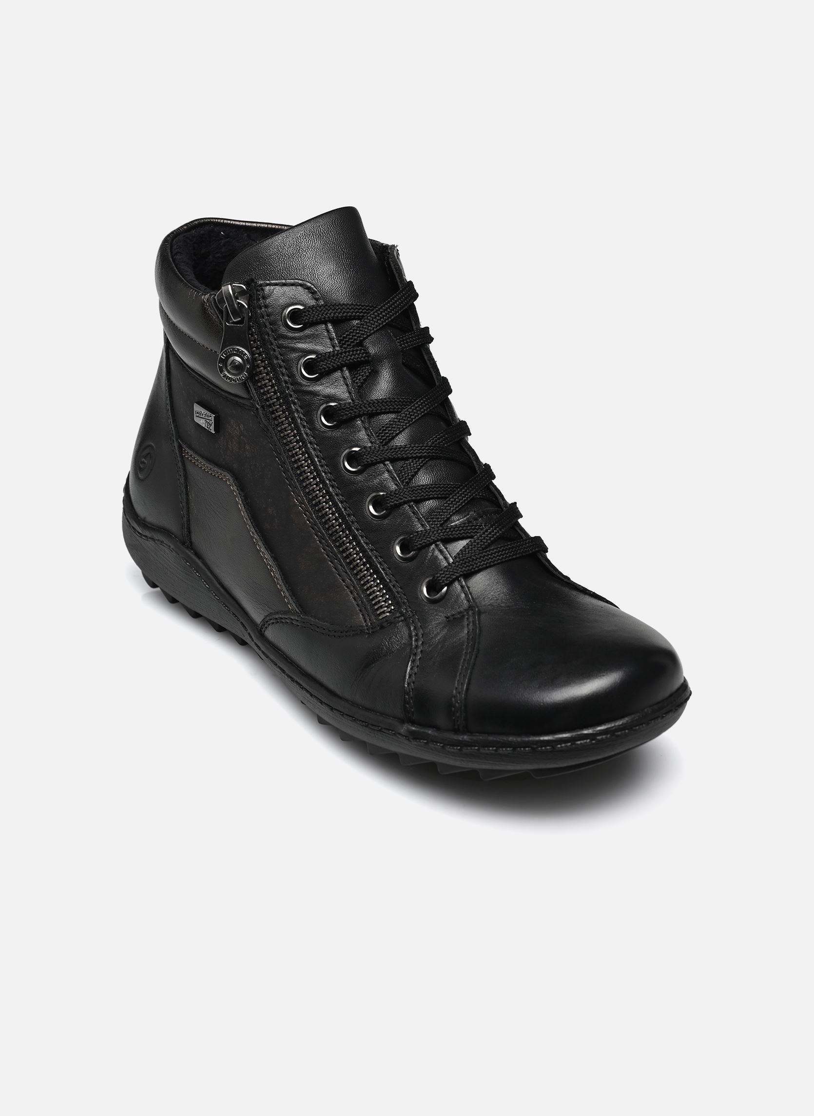 Baskets montantes R1458 femme noir Remonte Baskets montantes R1458 femme noir SCHWARZ/SCHWARZ-ANTIQUE/ANTIK/