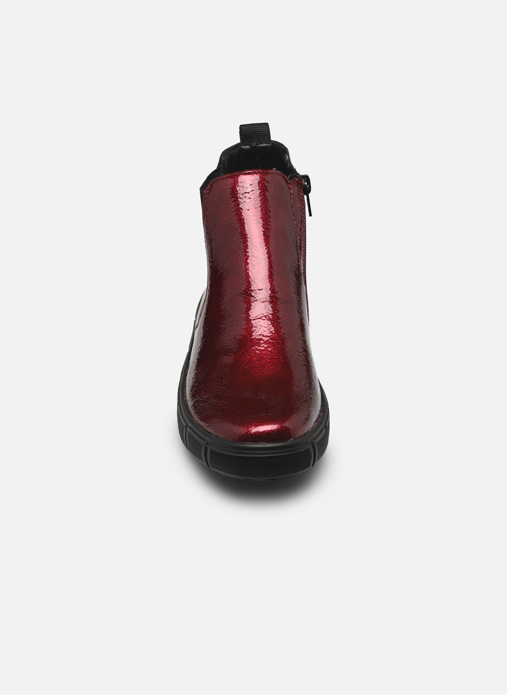 Bottines et boots D1T71 femme rouge Remonte Bottines et boots D1T71 femme rouge RED/SCHWARZ