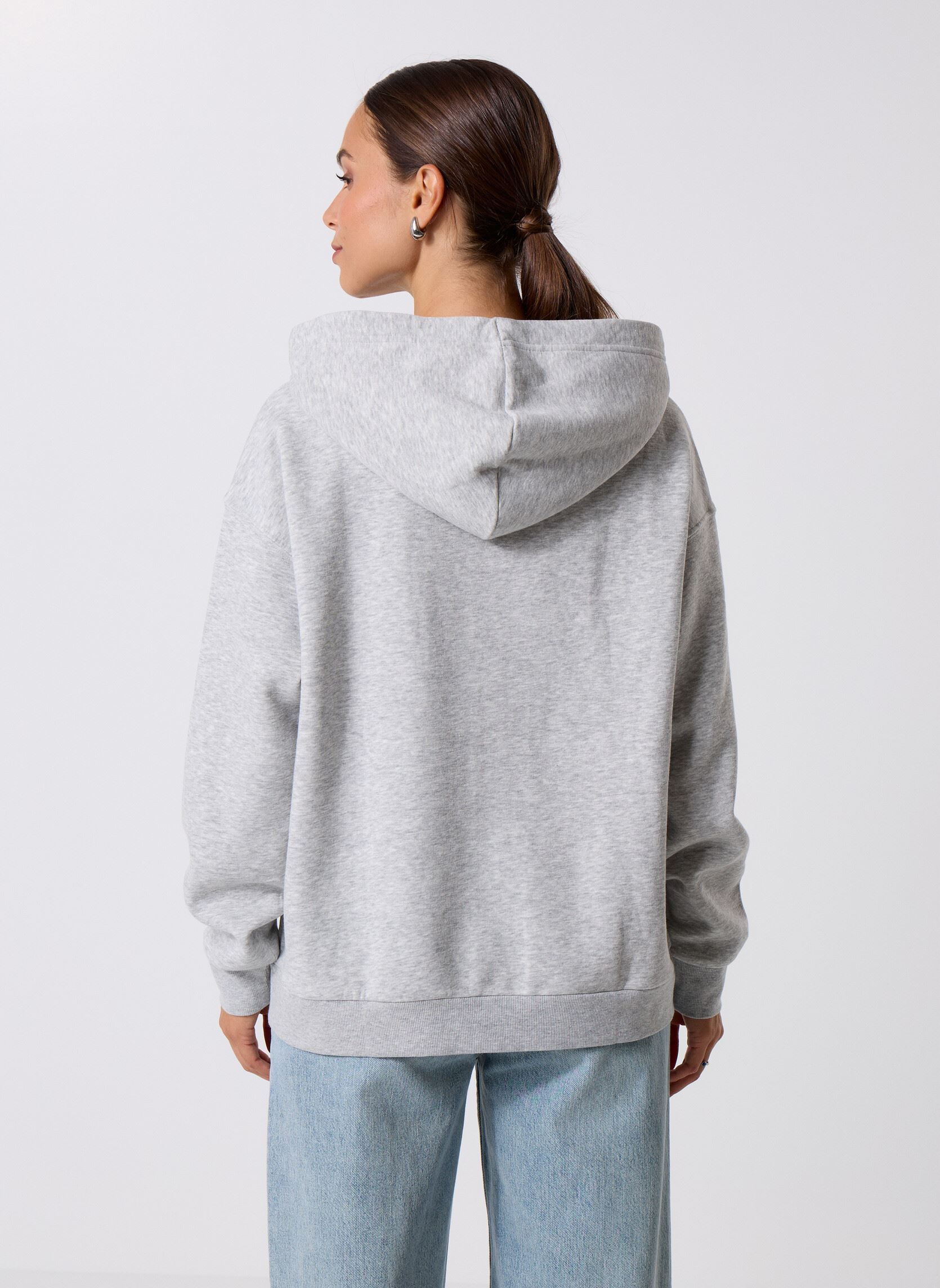Sweats zippés MZIPP sweatshirt femme gris MADE BY Sweats zippés MZIPP sweatshirt femme gris Gris clair