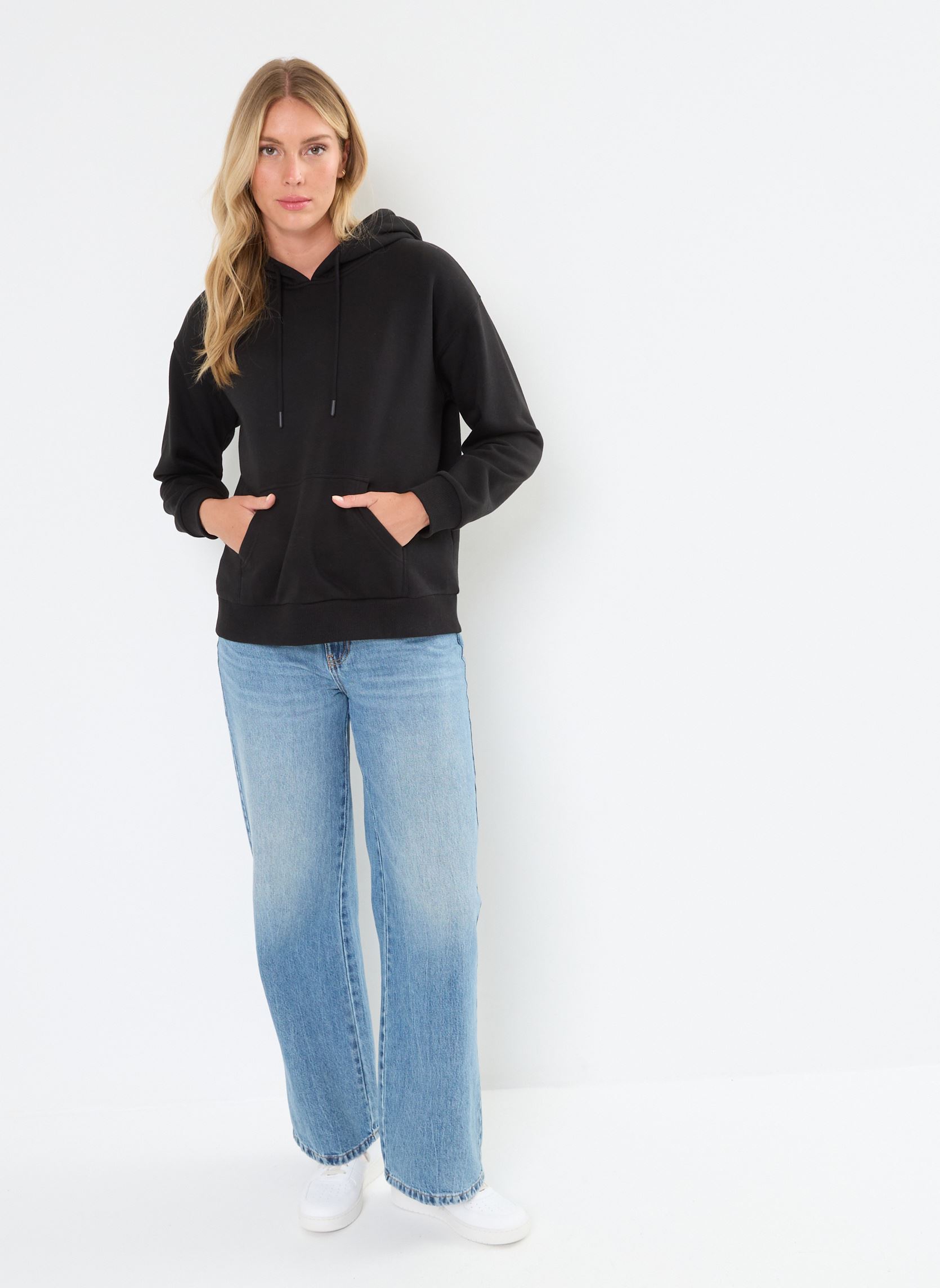 Sweats zippés MHOODIE sweatshirt femme noir MADE BY Sweats zippés MHOODIE sweatshirt femme noir NOIR