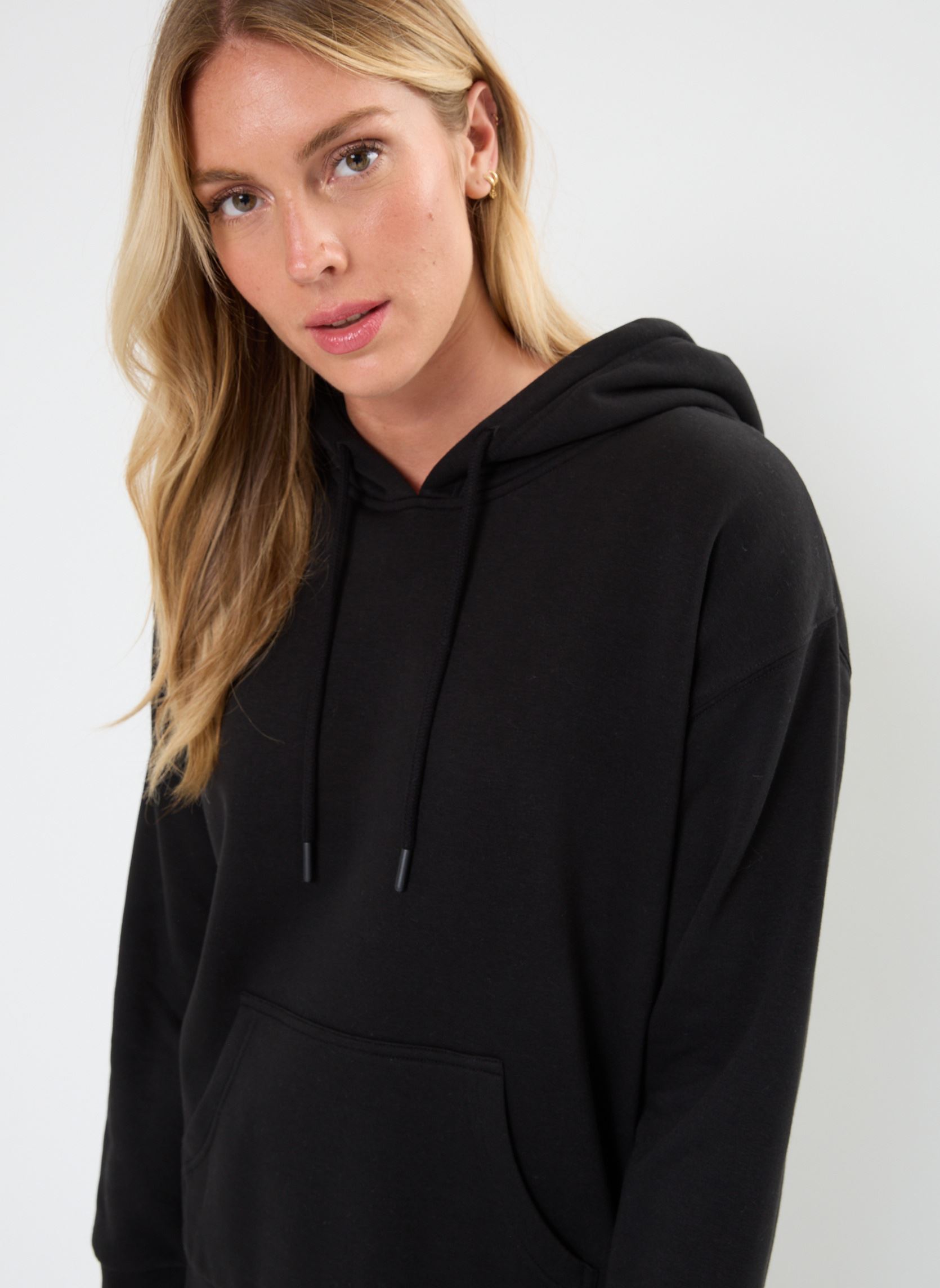 Sweats zippés MHOODIE sweatshirt femme noir MADE BY Sweats zippés MHOODIE sweatshirt femme noir NOIR