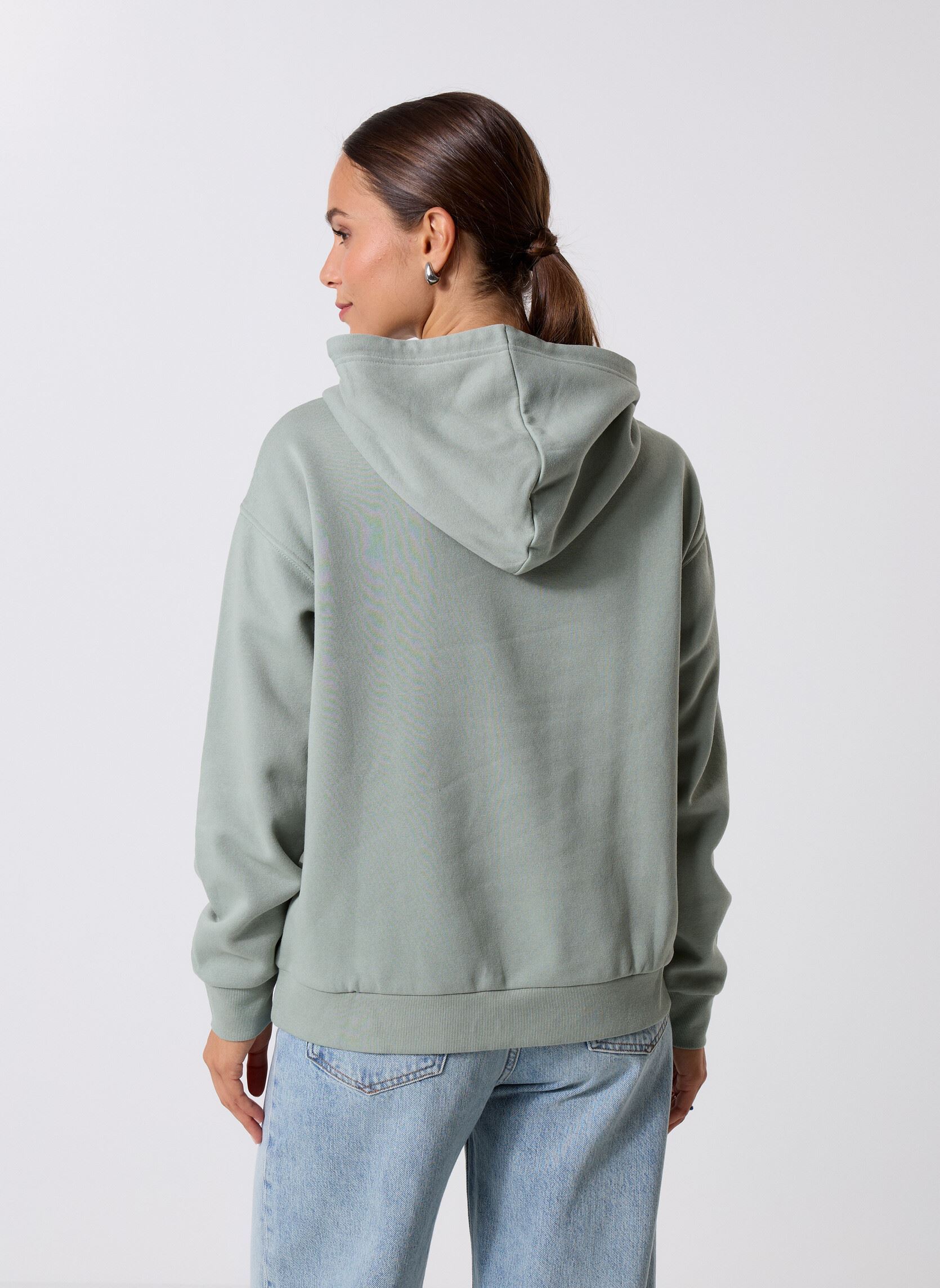 Sweats zippés MHOODIE sweatshirt femme vert MADE BY Sweats zippés MHOODIE sweatshirt femme vert GREEN MILIEU