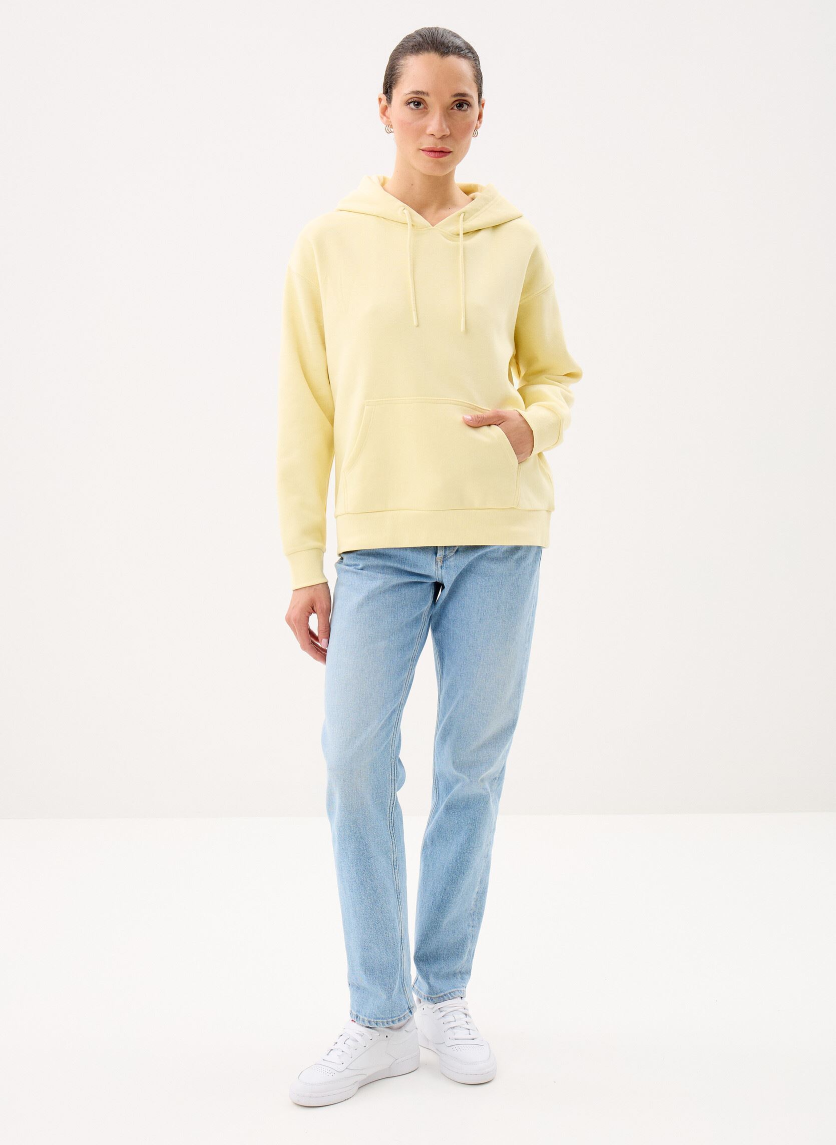 Sweats zippés MHOODIE sweatshirt femme jaune MADE BY Sweats zippés MHOODIE sweatshirt femme jaune PASTEL YELLOW